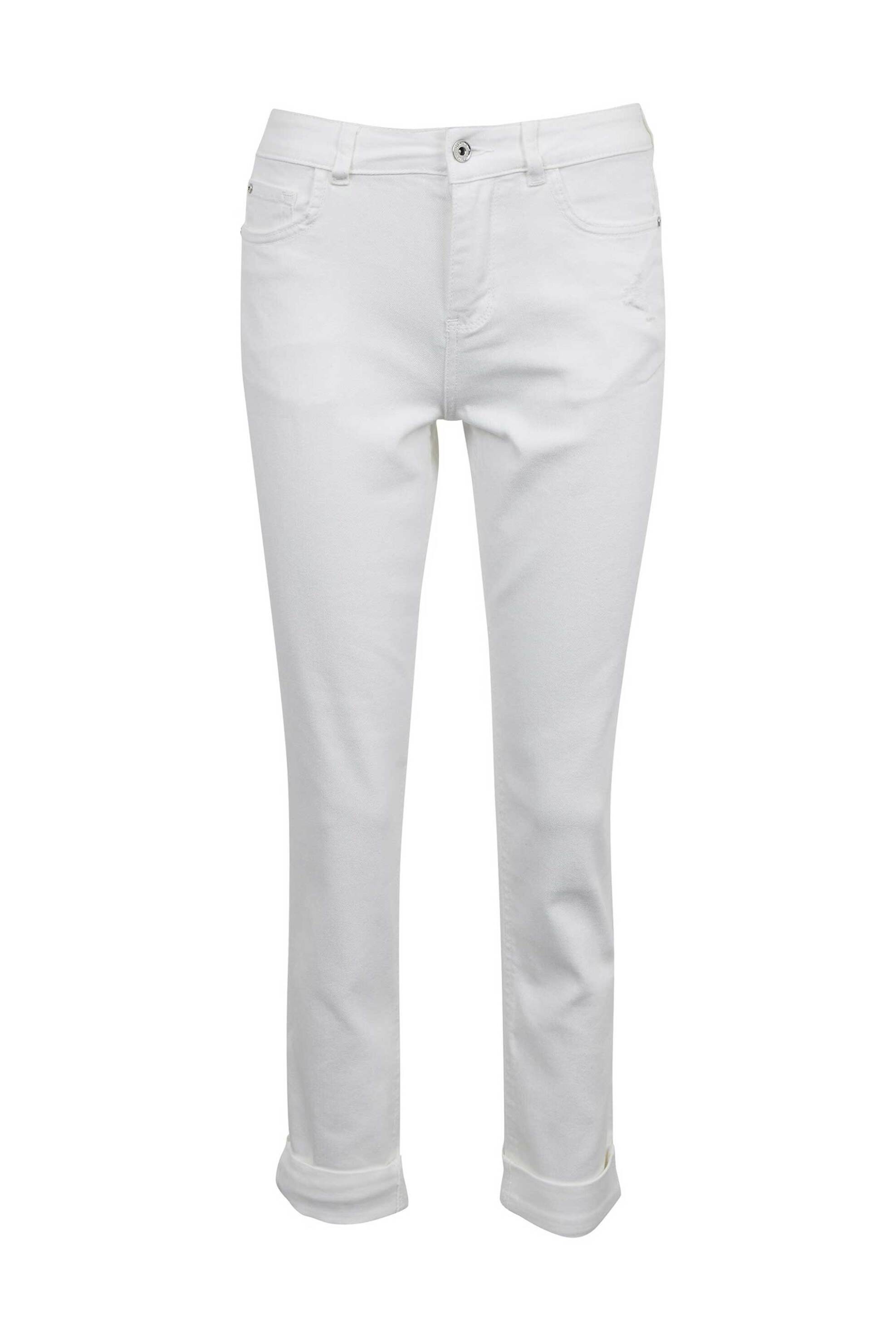 Orsay γυναικείο τζην παντελόνι cropped Boyfriend Fit - 314093 -X00-0000 Λευκό φωτογραφία