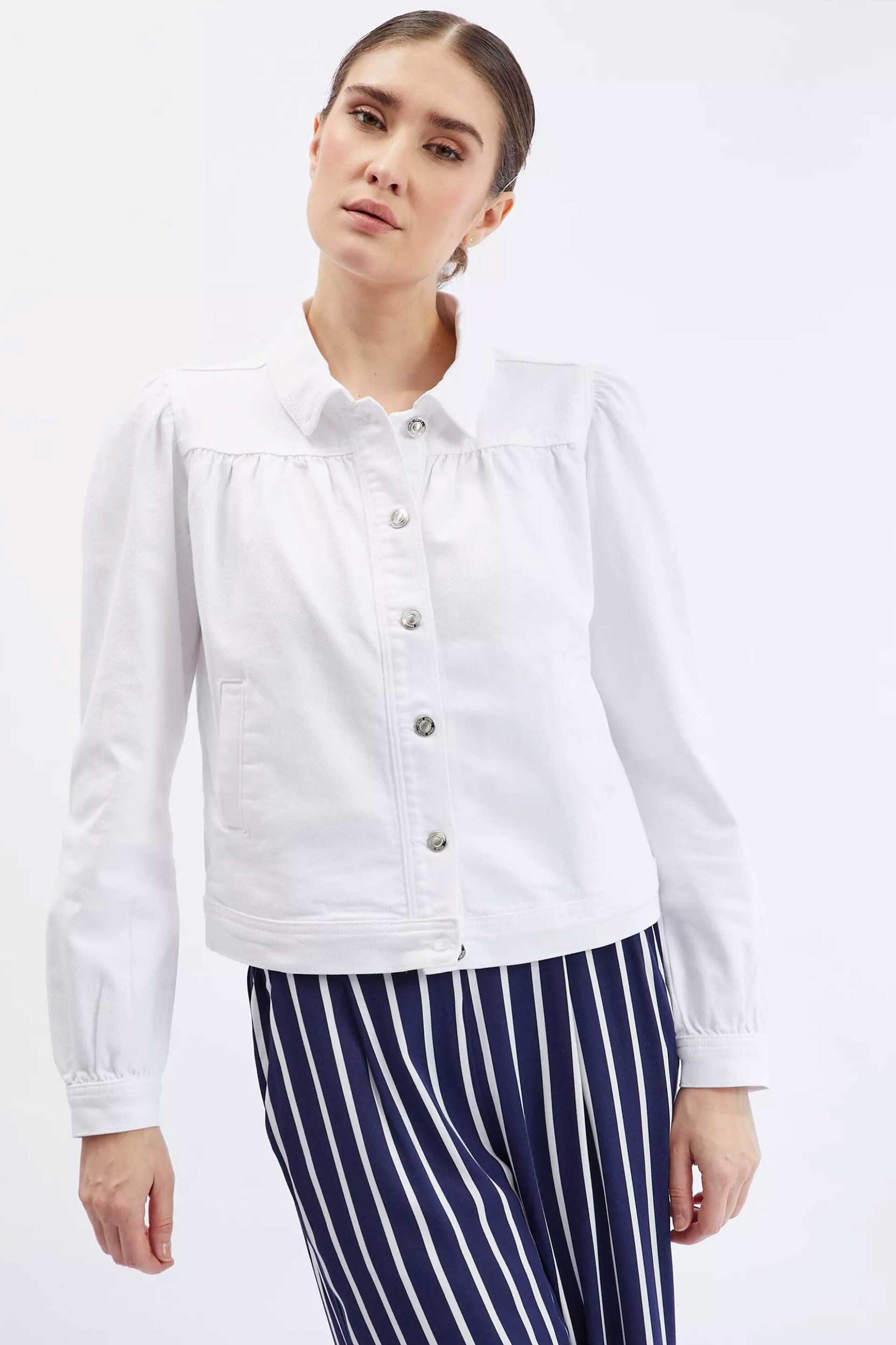 ORSAY Orsay γυναικείο denim jacket μονόχρωμο - 821143 -X00-0000 Λευκό 2025