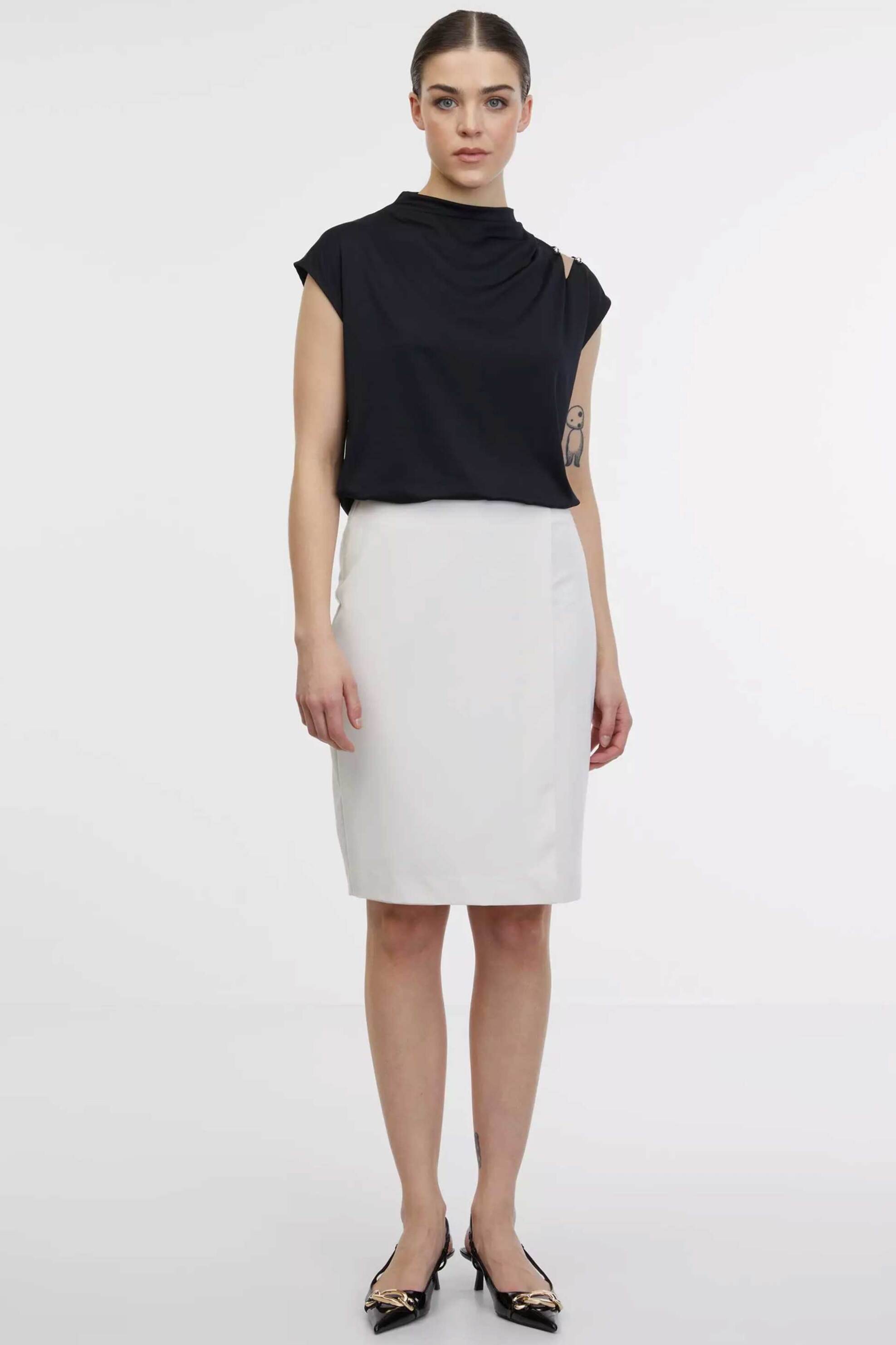 ORSAY Orsay γυναικεία pencil φούστα μονόχρωμη - 1000138-X11-0604 Λευκό