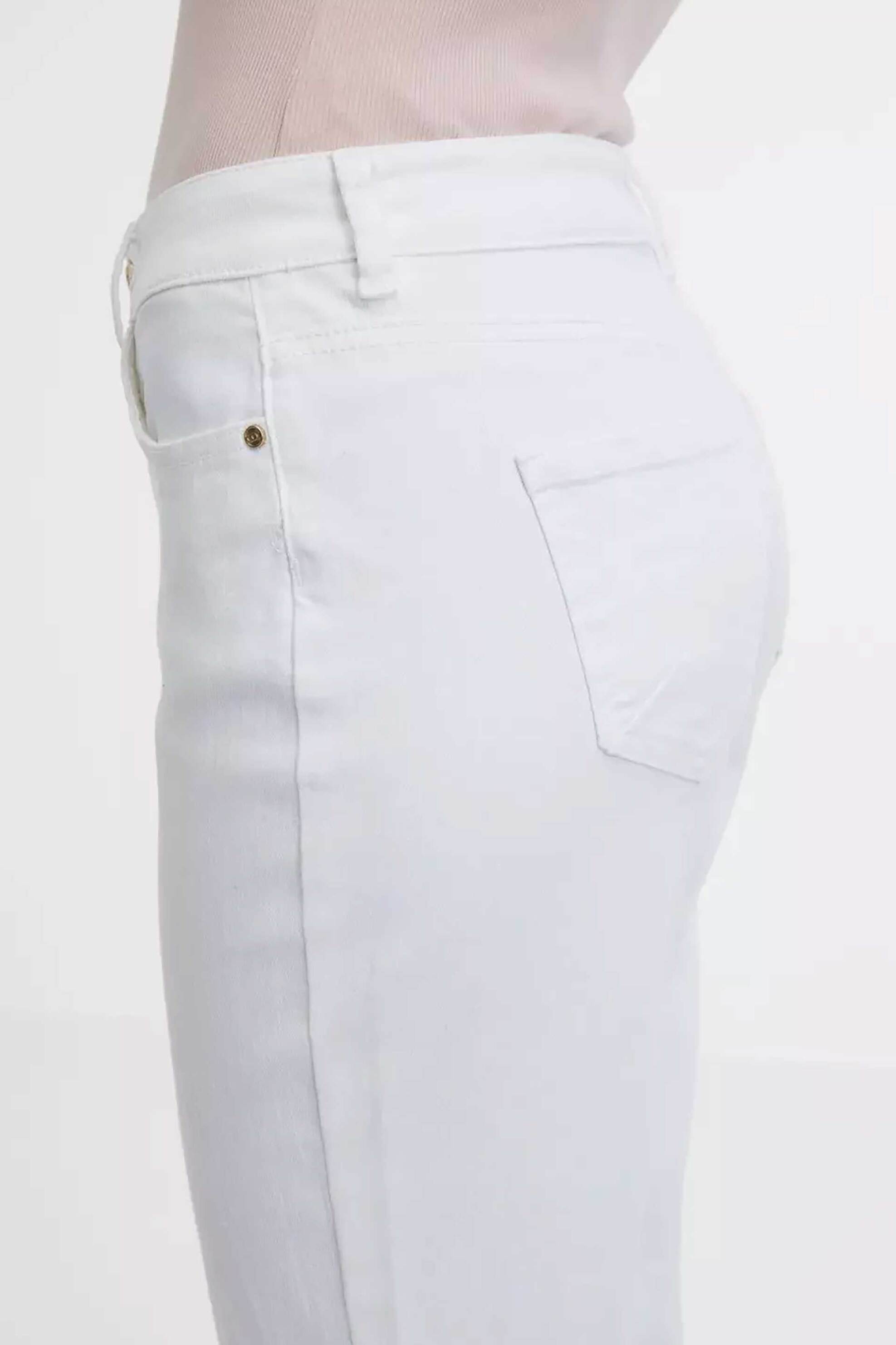 Orsay γυναικείο τζην παντελόνι πεντάτσεπο Boyfriend Fit - 1000190-X00-0000 Λευκό φωτογραφία