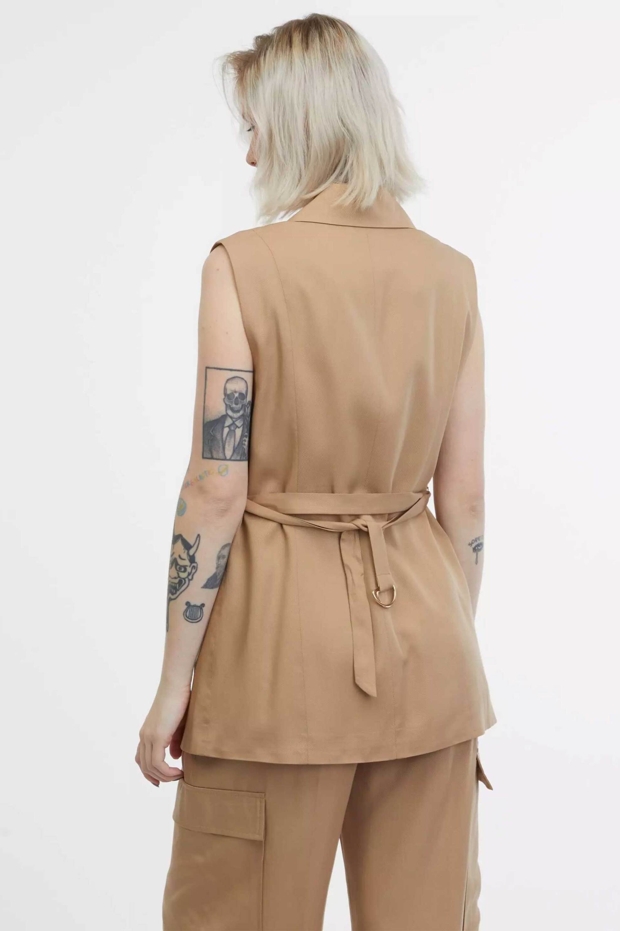 Orsay γυναικείο γιλέκο με ζώνη - 1000490-X17-1320 Ταμπά φωτογραφία