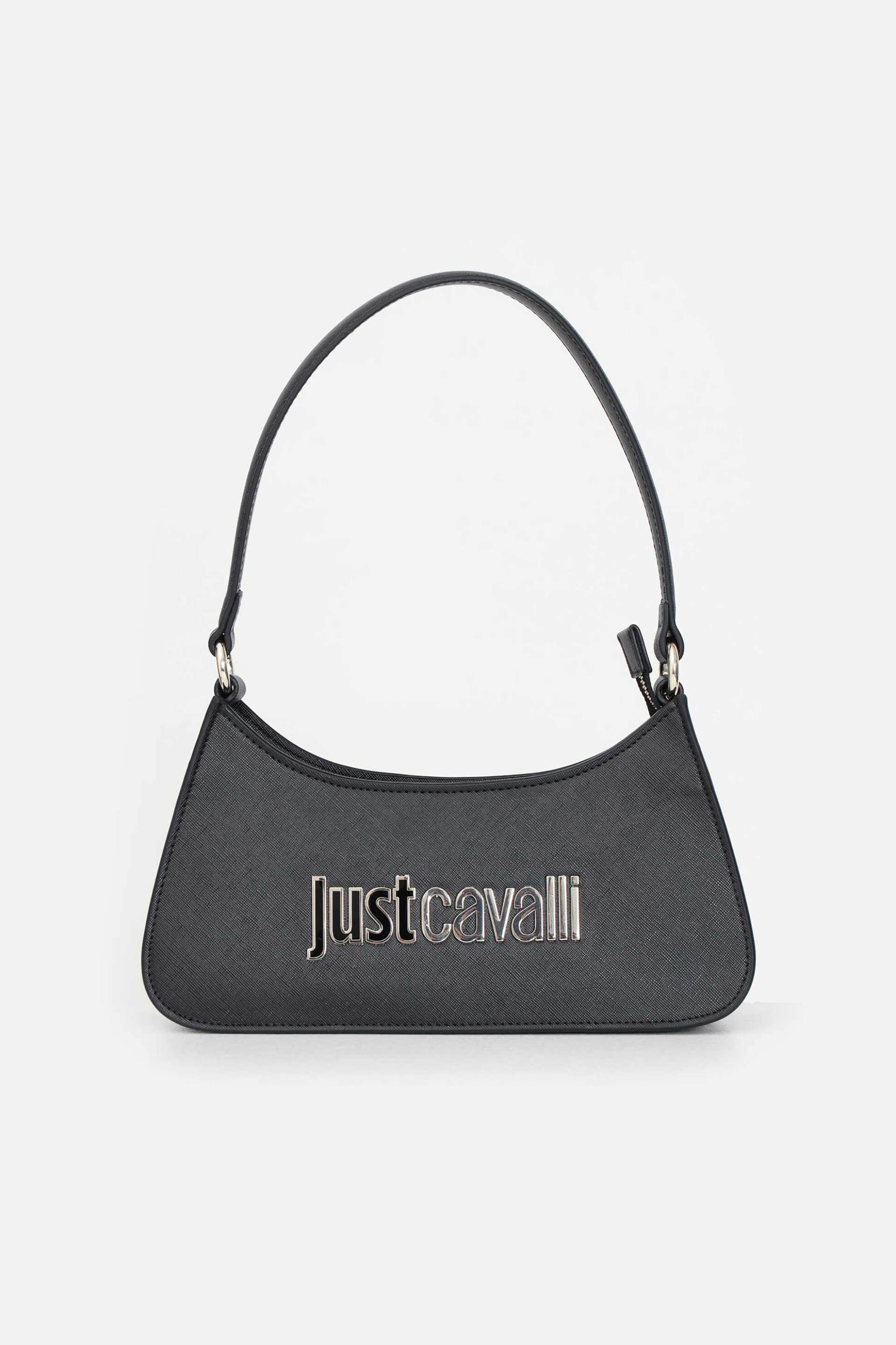 Just Cavalli γυναικεία τσάντα ώμου με μεταλλικό λογότυπο | ONE SIZE