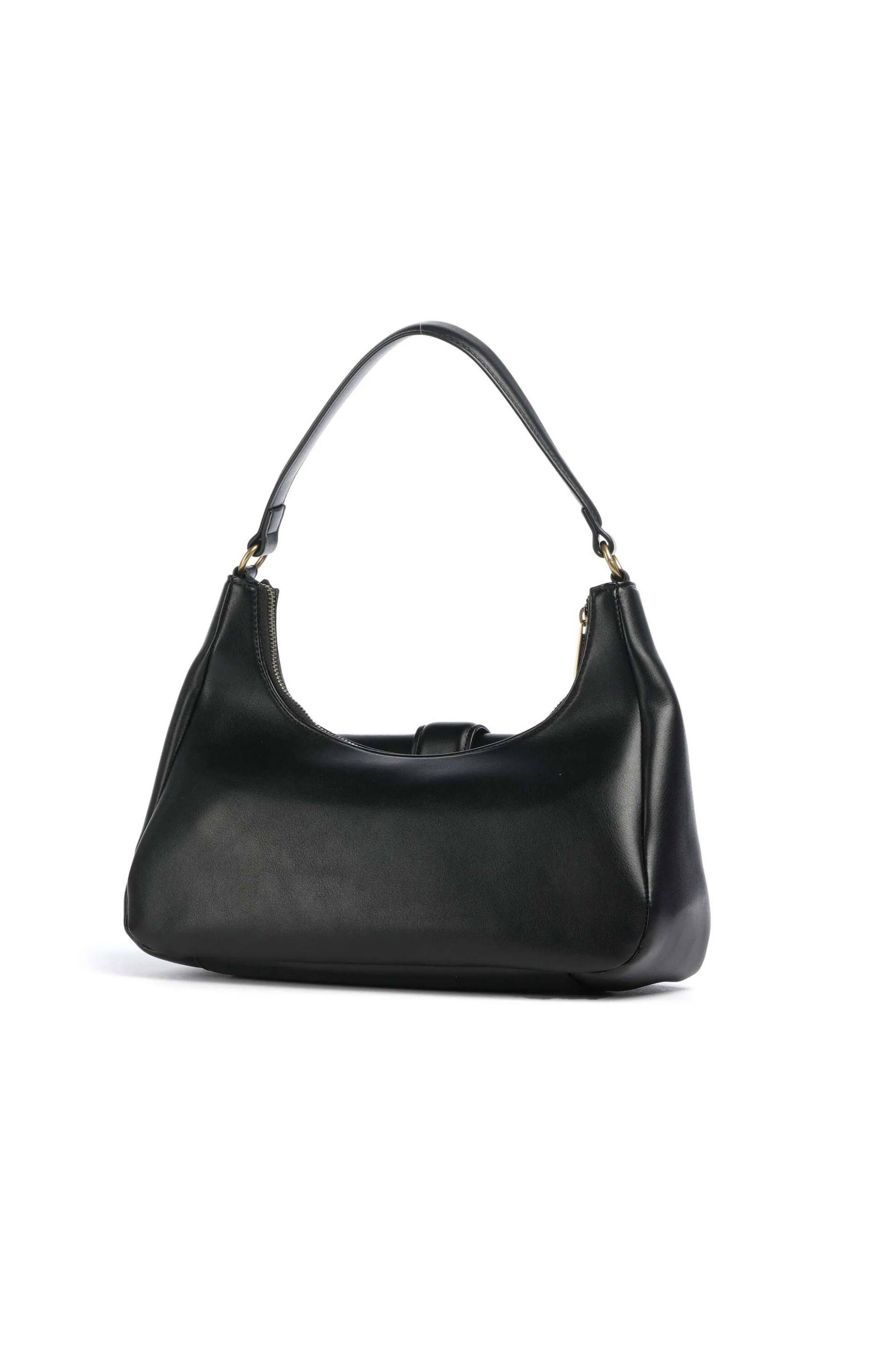 Just Cavalli γυναικεία τσάντα ώμου με μεταλλικό λογότυπο και iconic snakes - 79RA4BA4ZSA89 Μαύρο φωτογραφία