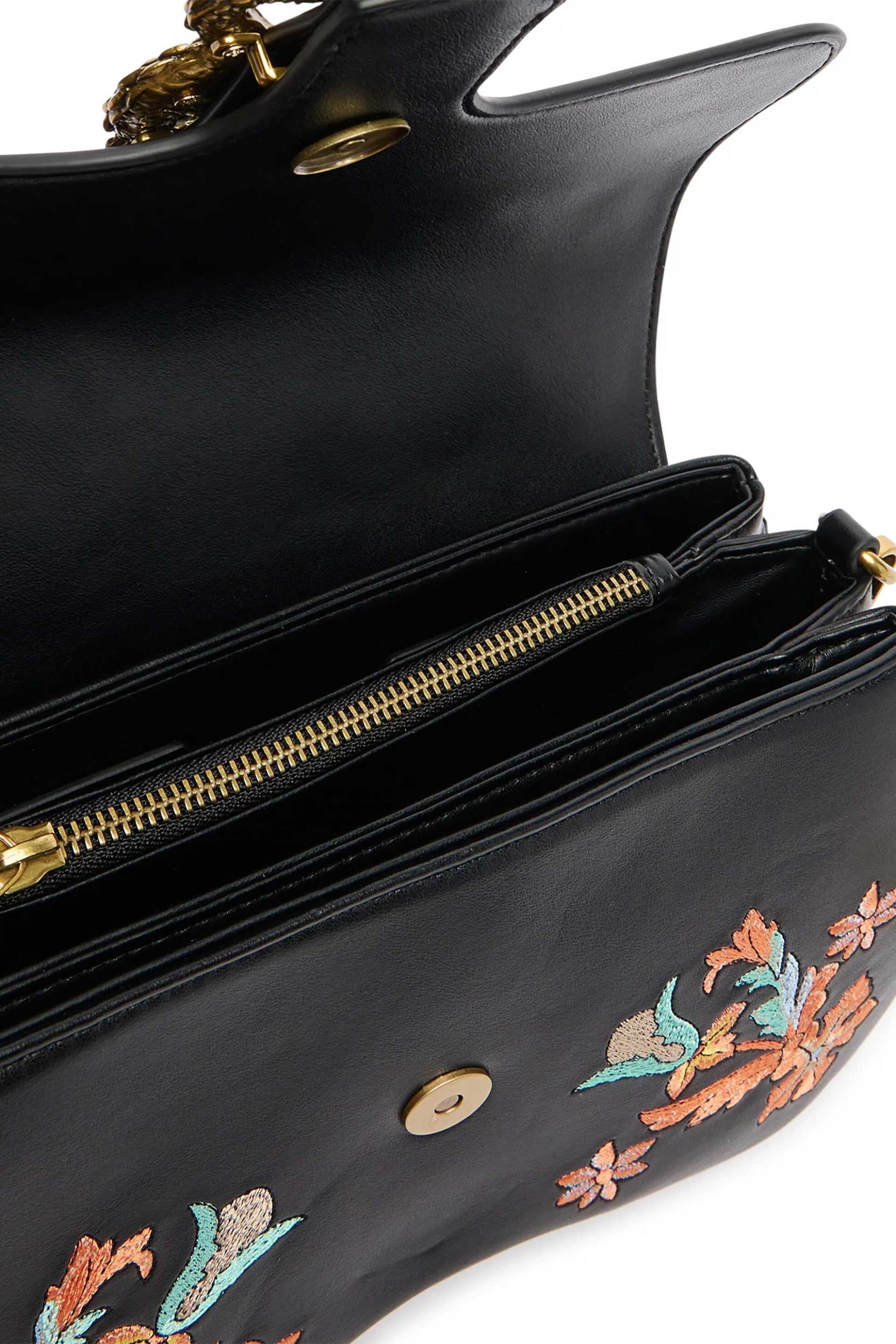 JUST CAVALLI Just Cavalli γυναικεία τσάντα χειρός με κέντημα - 80RA4BA1ZSE08 Μαύρο - 3