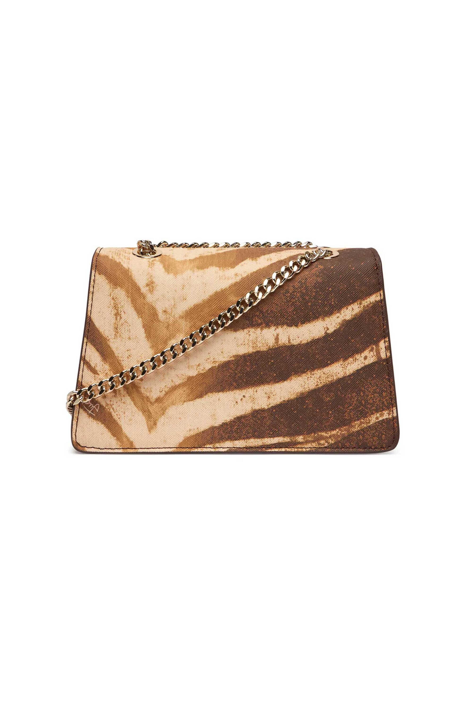 Just Cavalli γυναικεία τσάντα ώμου με αλυσίδα - 80RA4BB7ZSA85 Μπεζ