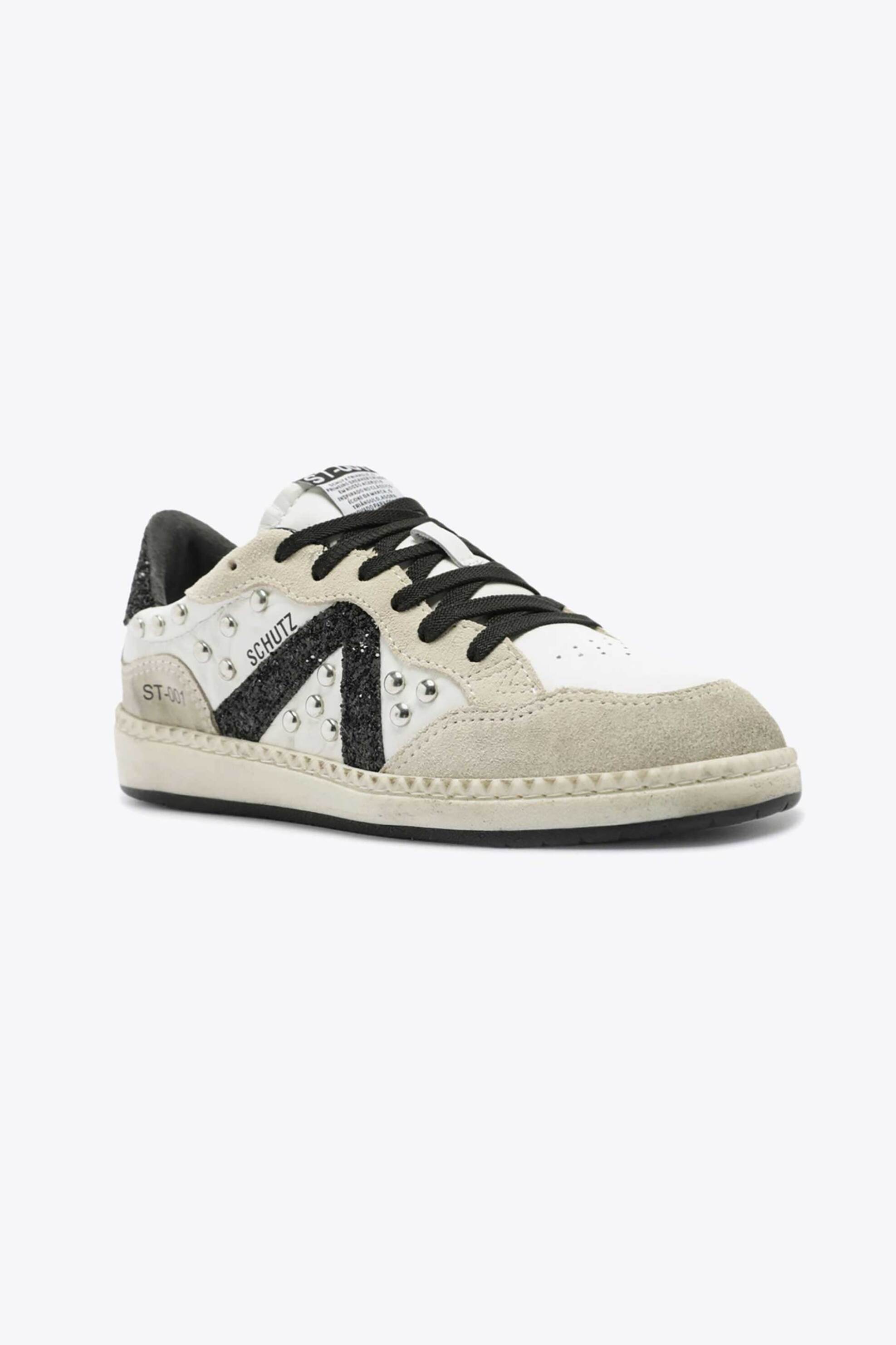 SCHUTZ Schutz γυναικεία δερμάτινα sneakers με τρουκς - S2185300030001 Μπεζ - 3