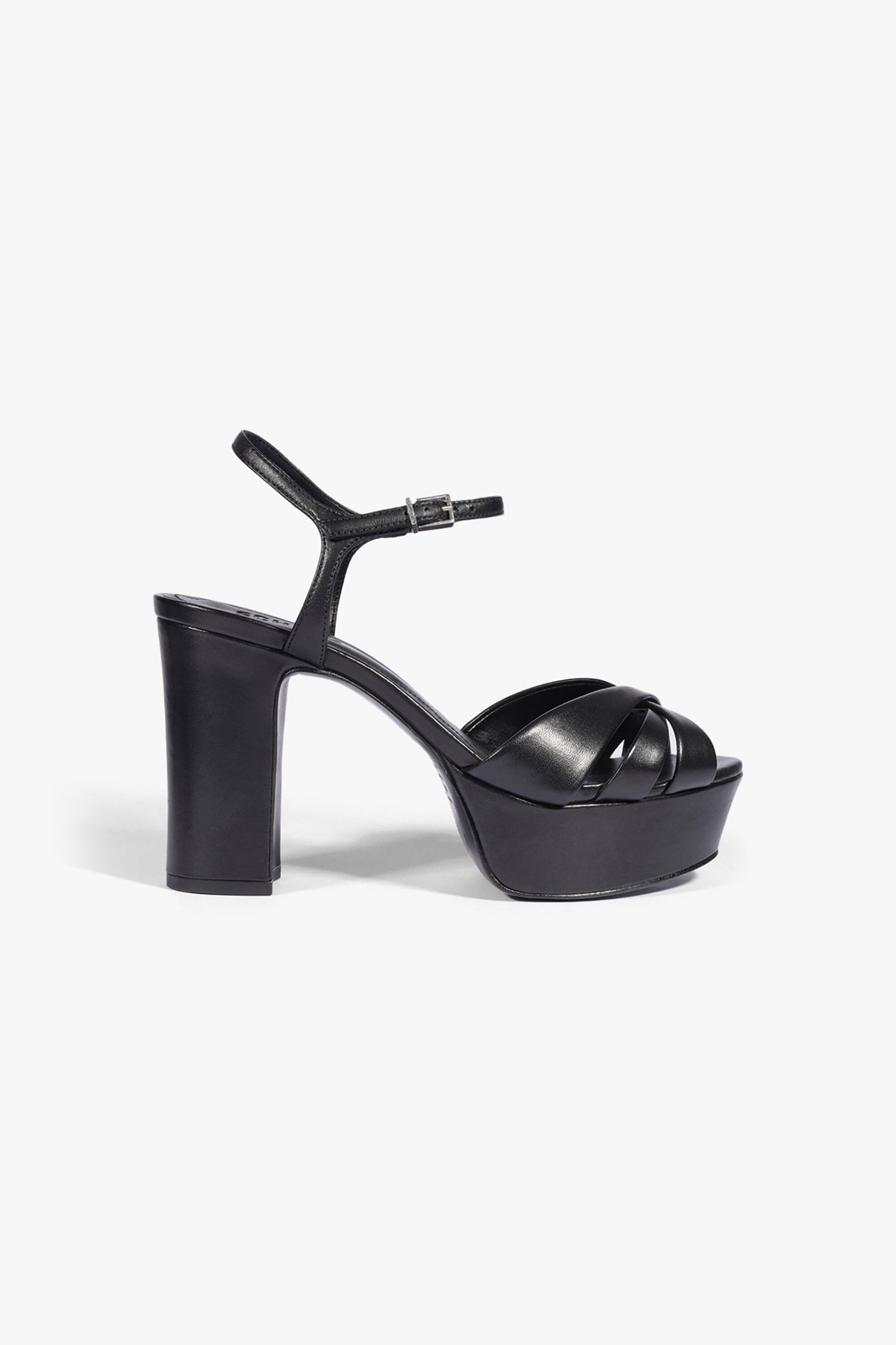 SCHUTZ Schutz γυναικεία δερμάτινα πέδιλα - S2034600030332 Μαύρο