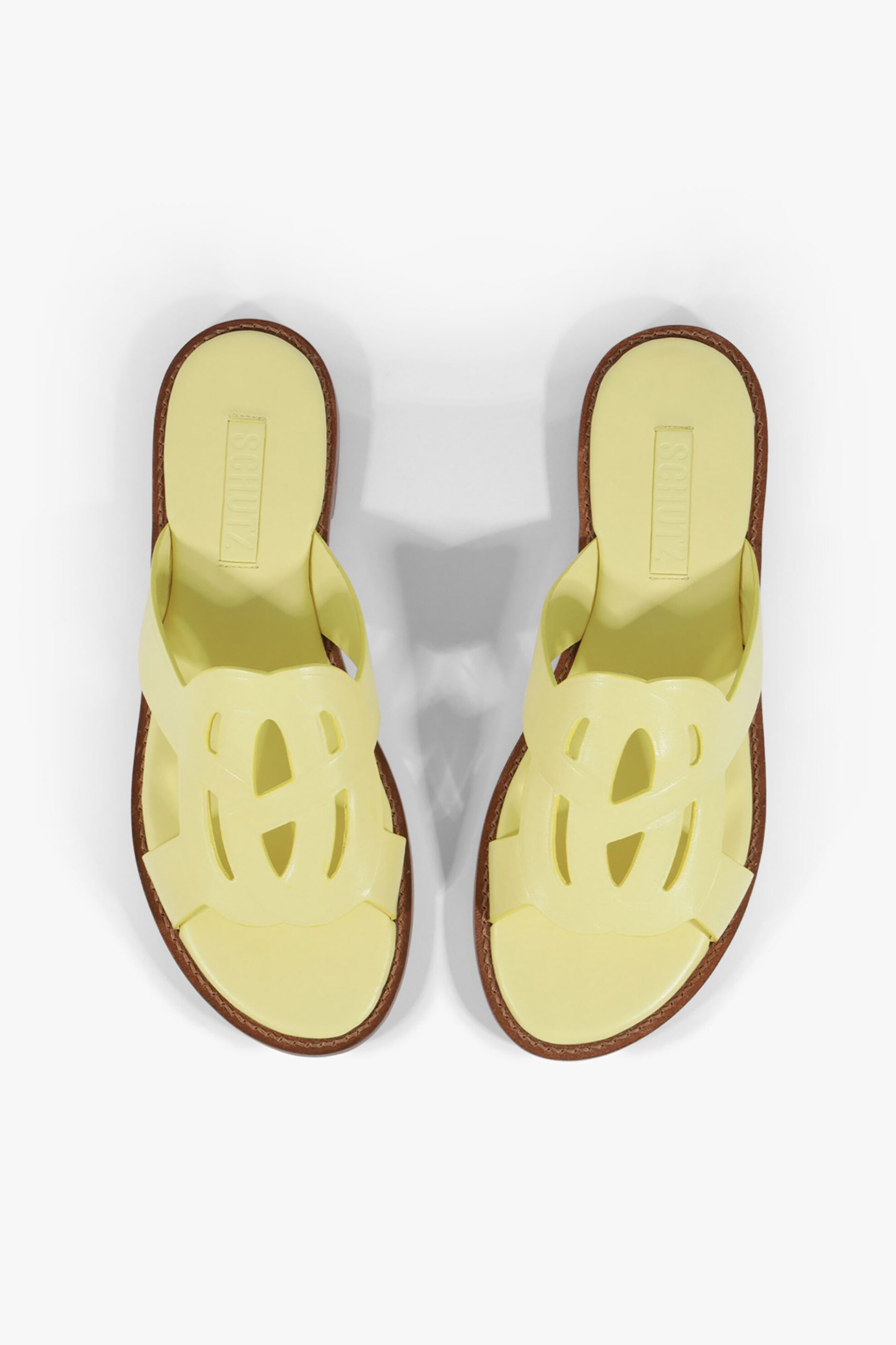 SCHUTZ Schutz γυναικεία σανδάλια μονόχρωμα - S2165200440007 Κίτρινο - 4