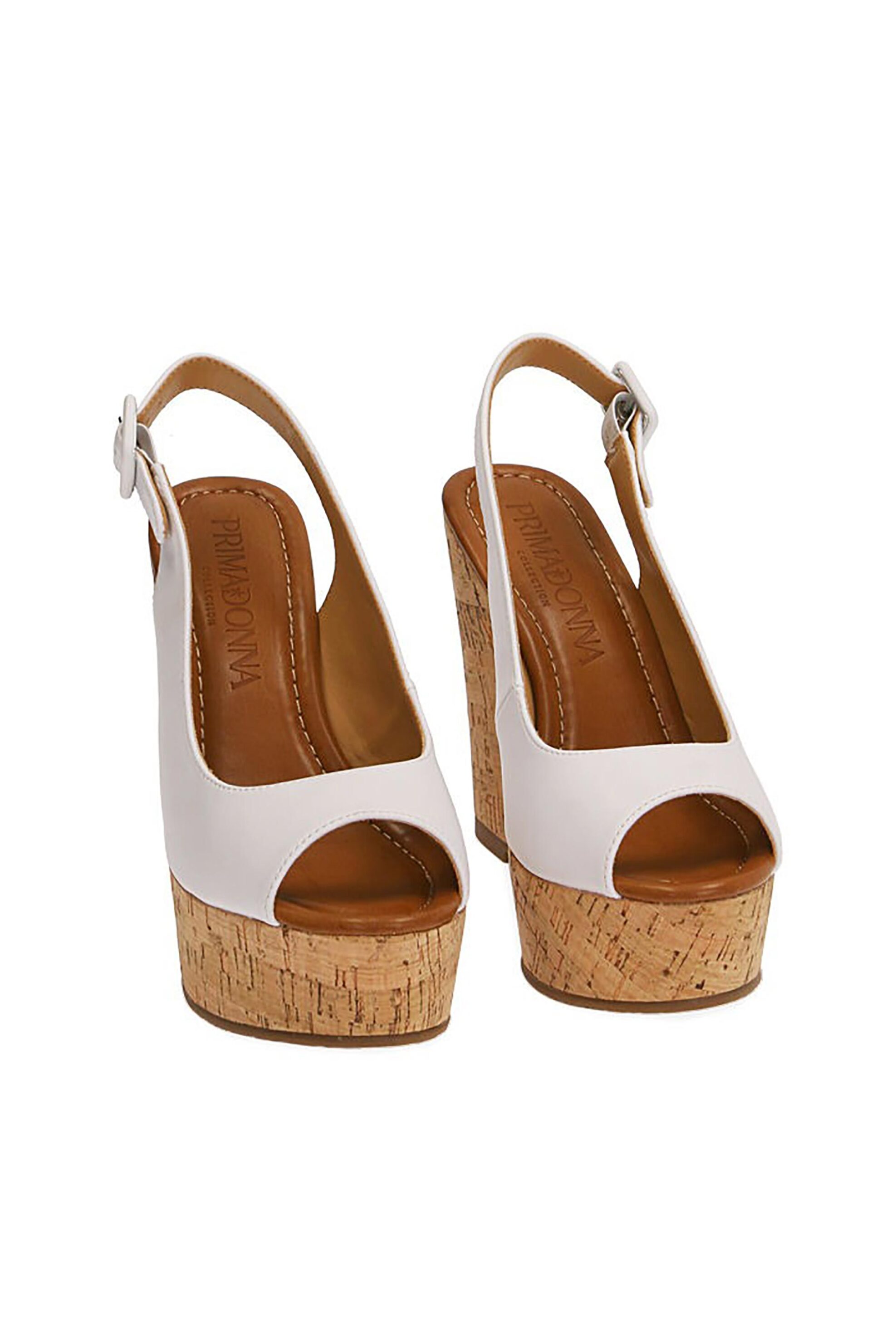 Primadonna γυναικείες πλατφόρμες μονόχρωμες με φελλό - 234907982EPBIANCO Λευκό φωτογραφία