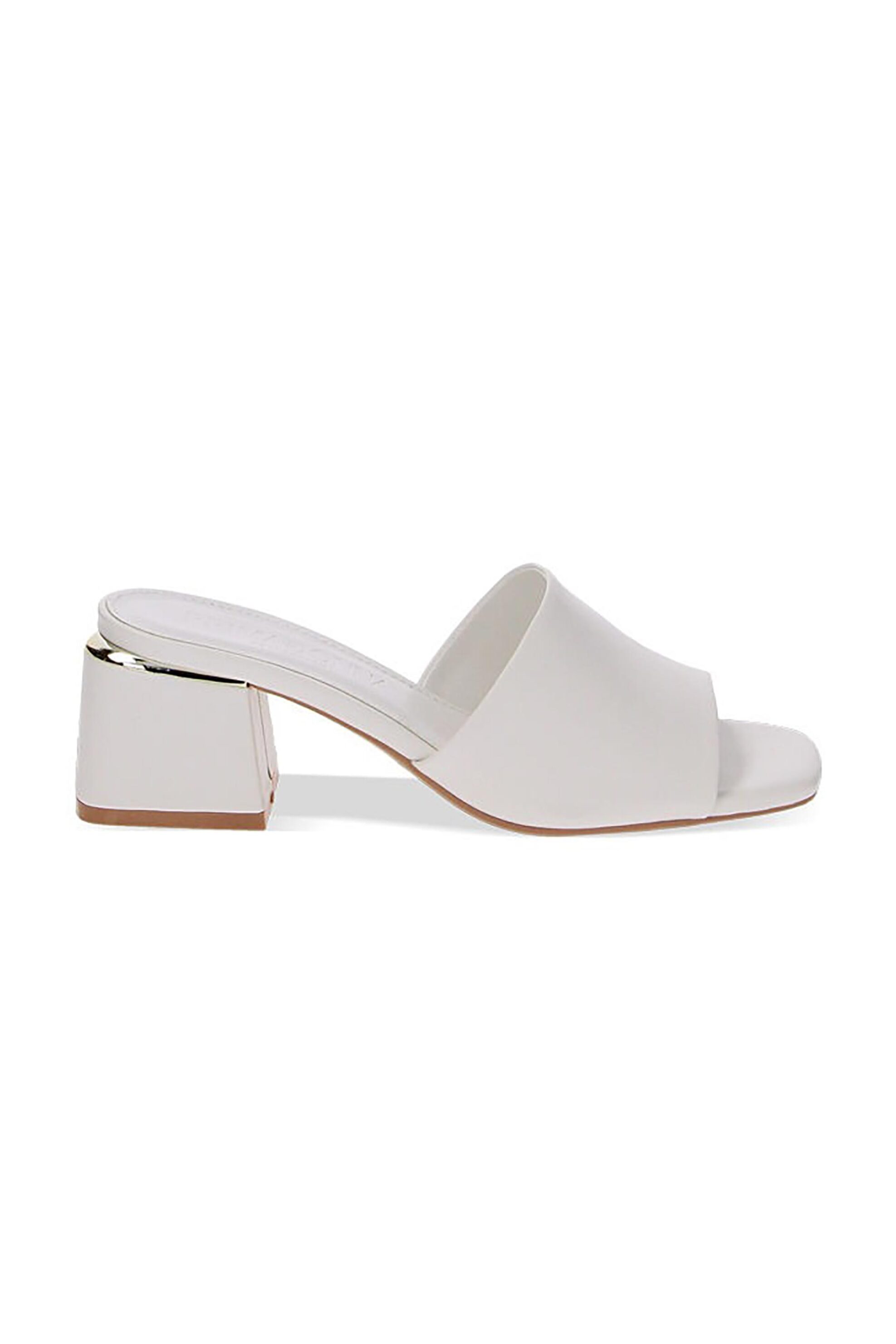 PRIMADONNA Primadonna γυναικεία mules με χοντρό τακούνι - 234922309EPBIANCO Λευκό