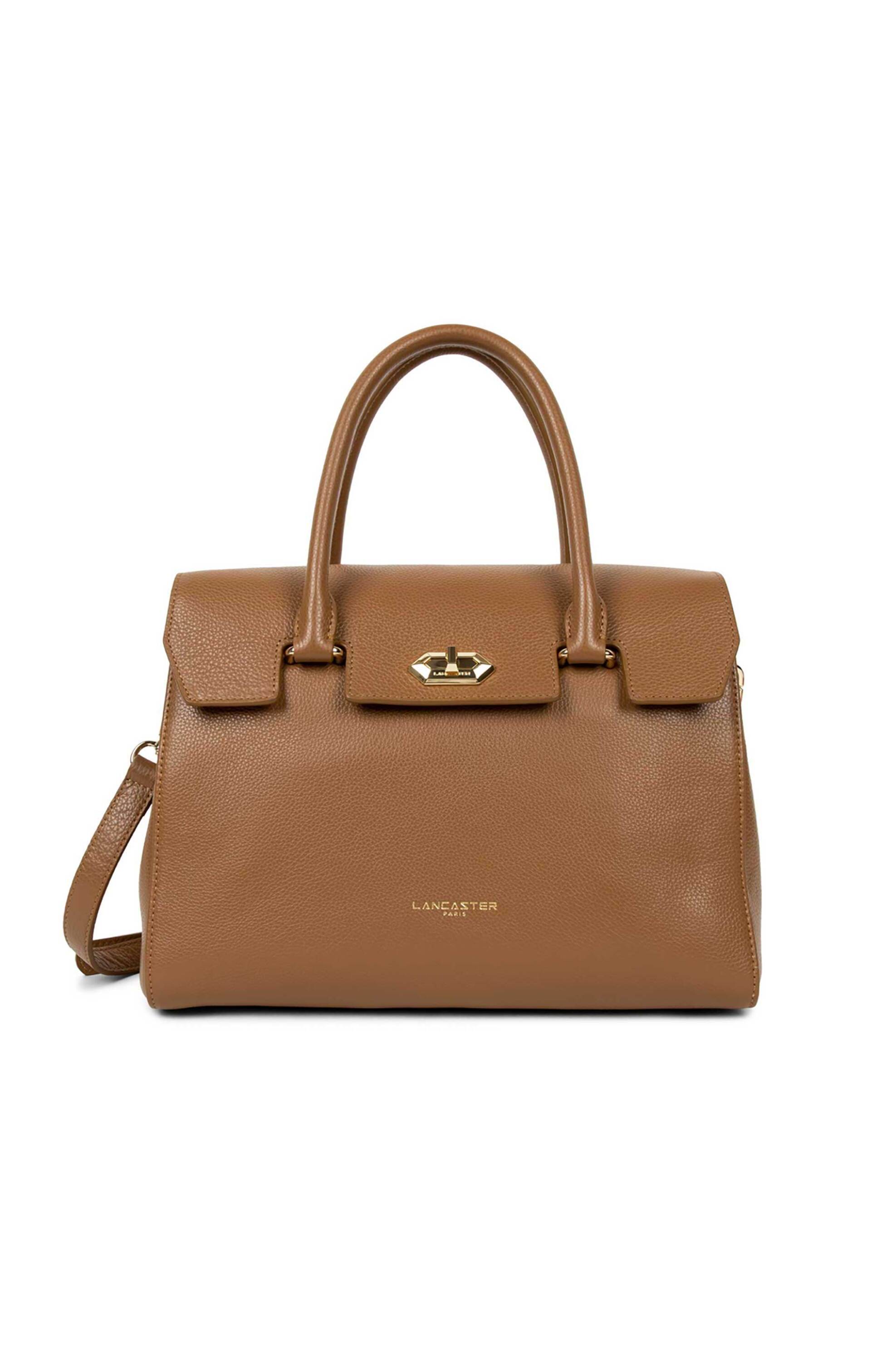 Lancaster γυναικεία τσάντα χειρός με μεταλλικό λογότυπο "Foulonne Milano"