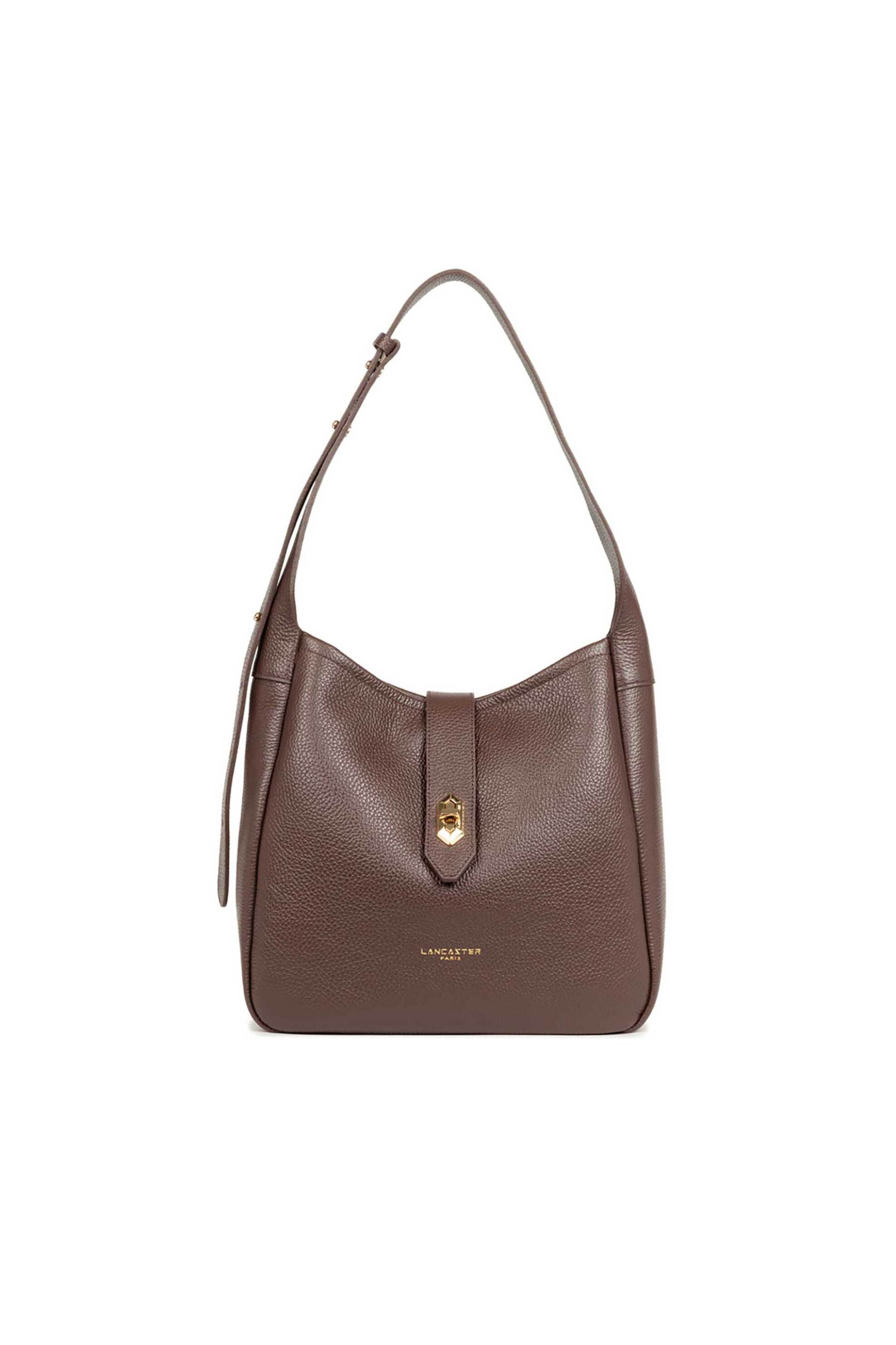 Lancaster γυναικεία δερμάτινη τσάντα bucket "Top Double"