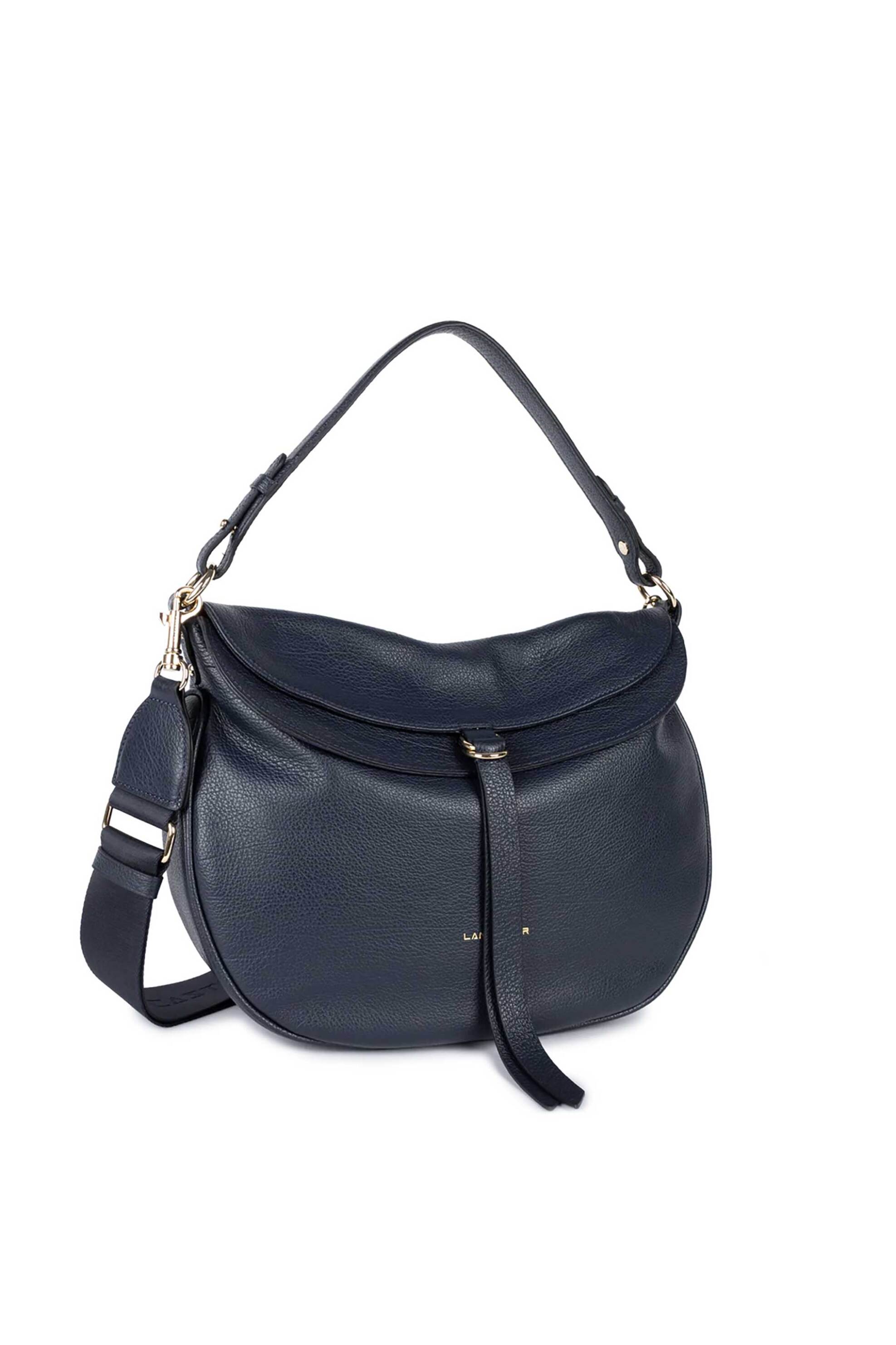 LANCASTER BAGS Lancaster γυναικεία δερμάτινη τσάντα ώμου "Dune Gaia Large" - 529-101 Μπλε Σκούρο - 2