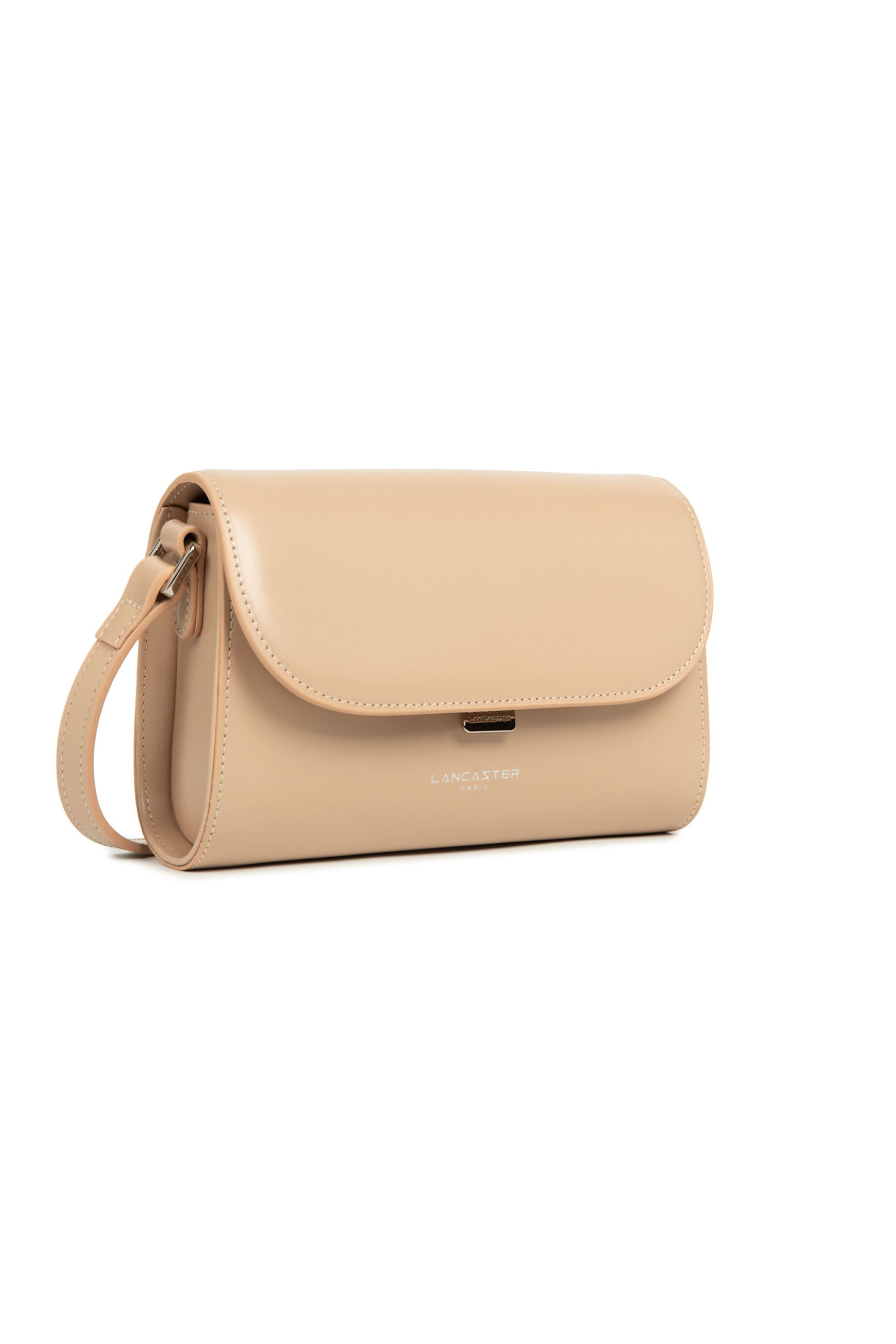 Lancaster γυναικεία δερμάτινη τσάντα crossbody "Suave Even Small" - 433-43 Μπεζ φωτογραφία