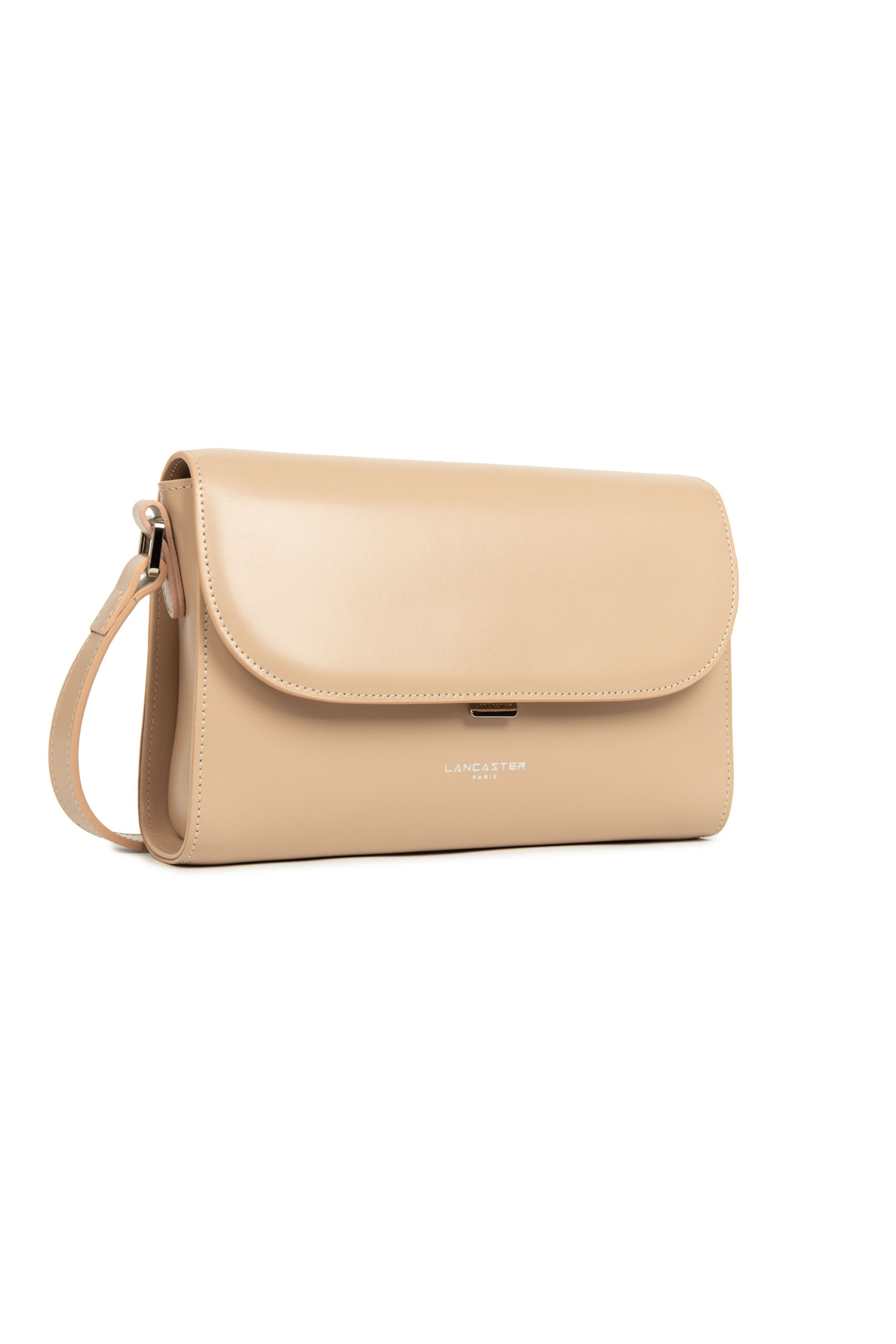 Lancaster γυναικεία δερμάτινη τσάντα crossbody "Suave Even Medium" - 433-44 Μπεζ φωτογραφία