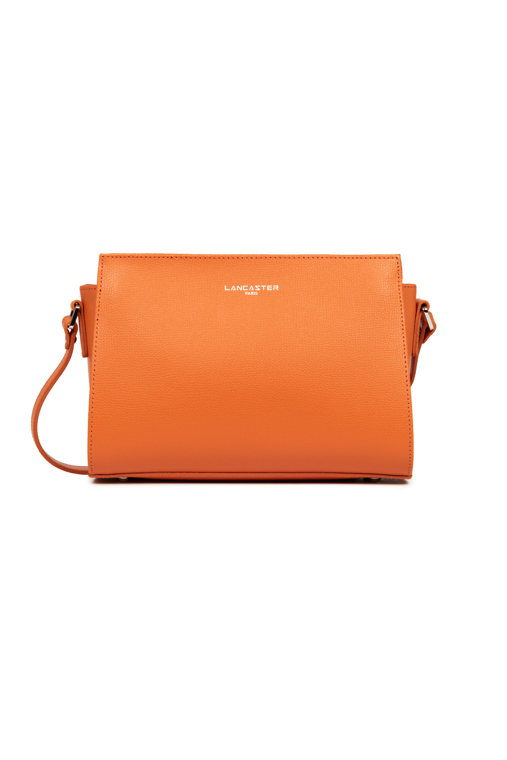 LANCASTER BAGS Lancaster γυναικεία δερμάτινη τσάντα crossbody "Sierra Small" - 438-007 Πορτοκαλί