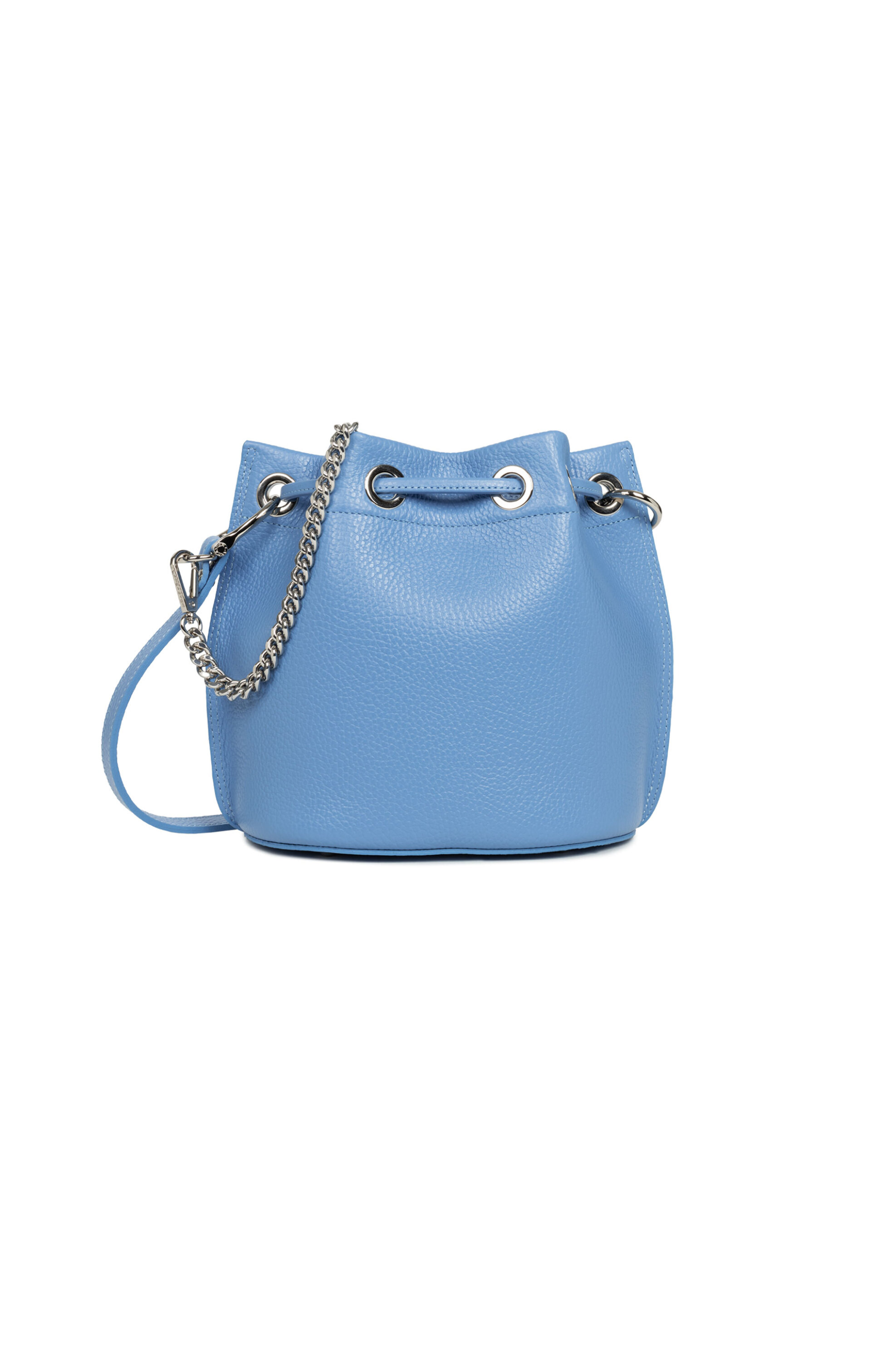 Lancaster γυναικεία δερμάτινη τσάντα bucket "Alba Double Small" - 470-80 Μπλε Ανοιχτό φωτογραφία