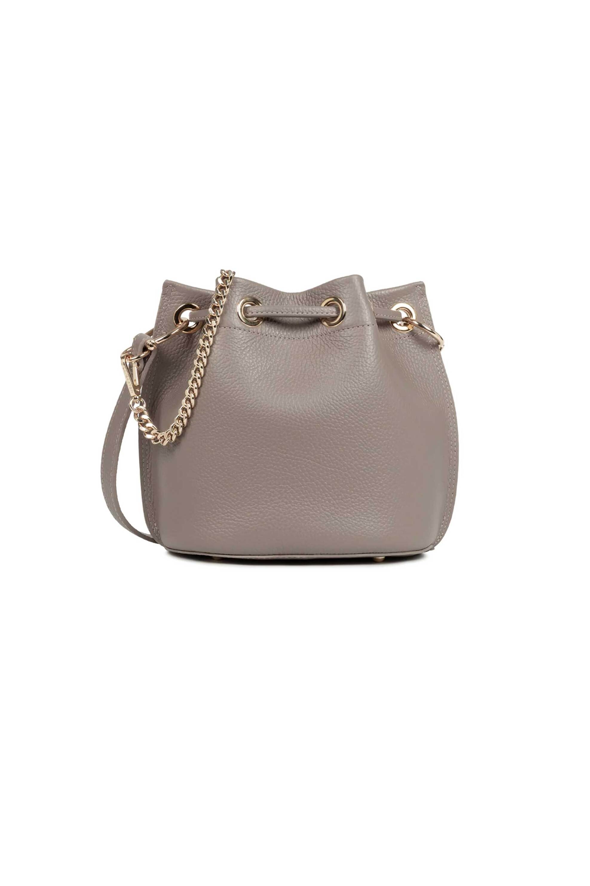 LANCASTER BAGS Lancaster γυναικεία δερμάτινη τσάντα bucket "Alba Double Small" - 470-80 Taupe - 3