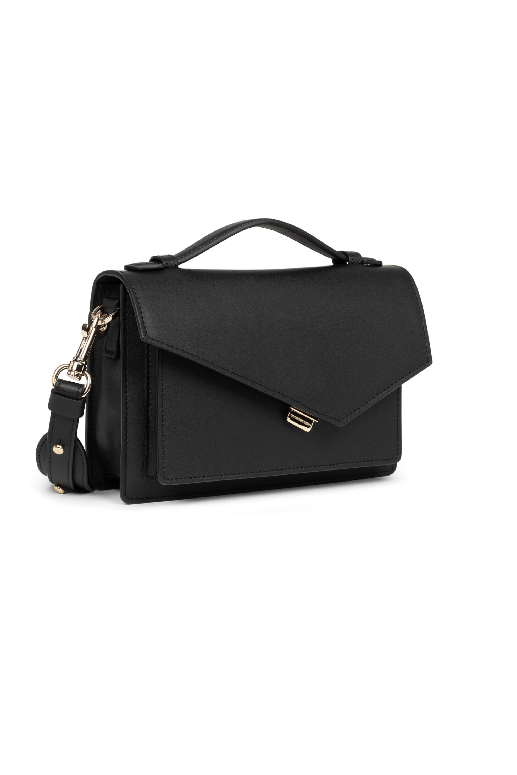 Lancaster γυναικεία δερμάτινη τσάντα crossbody "Zoe" - 480-010 Μαύρο φωτογραφία