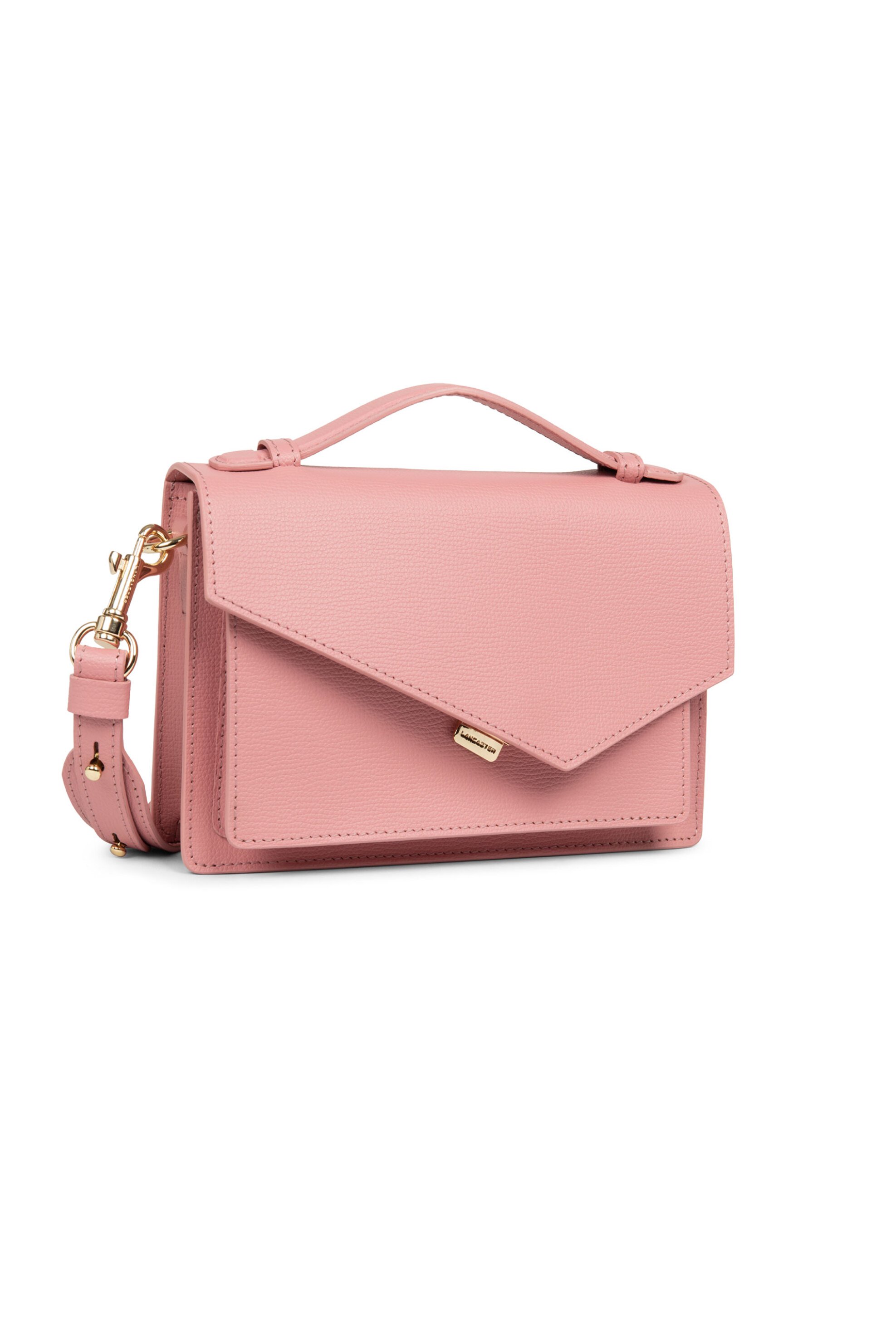 Lancaster γυναικεία δερμάτινη τσάντα crossbody "Zoe" - 480-011 Ροζ φωτογραφία