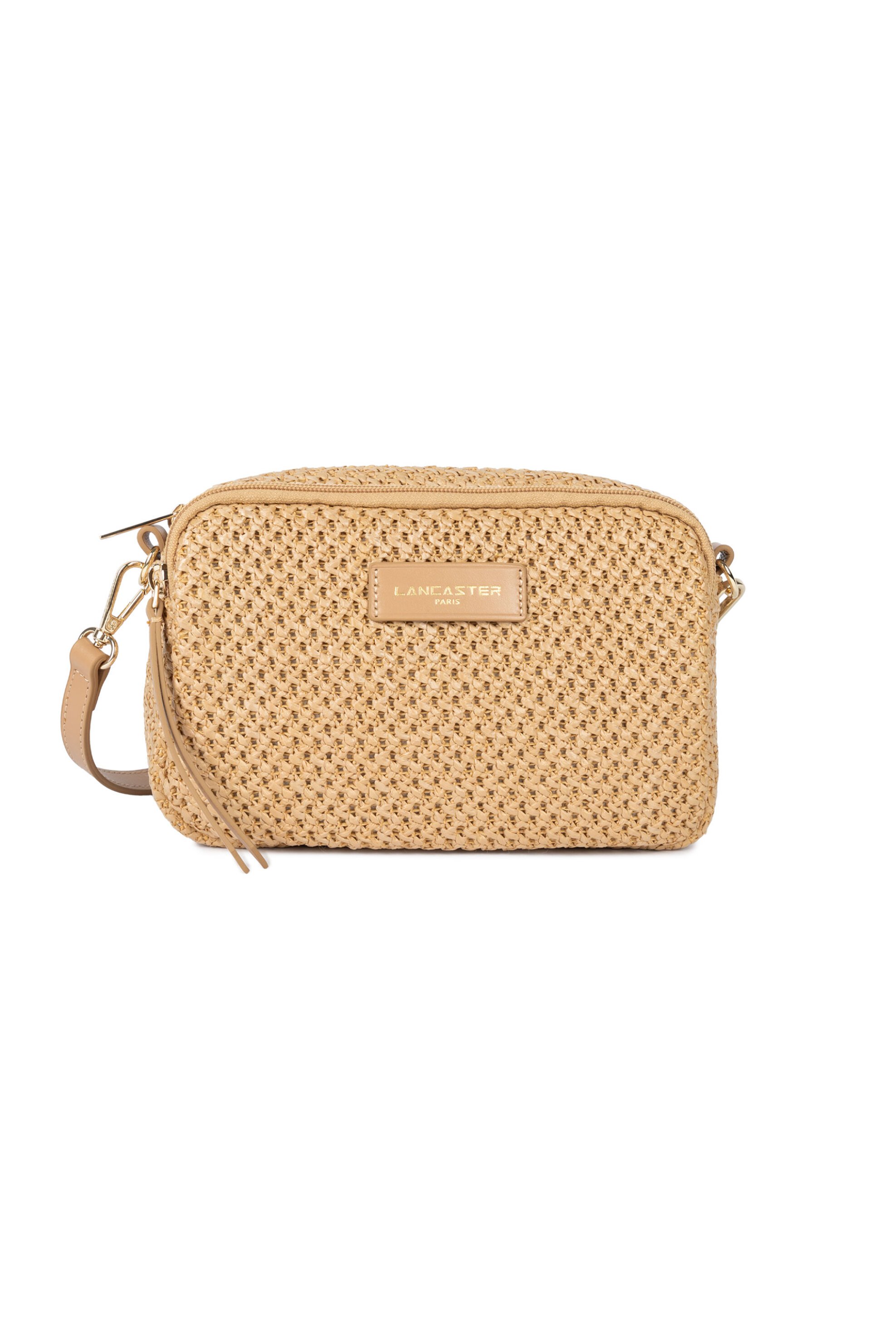 LANCASTER BAGS Lancaster γυναικεία τσάντα crossbody "Osier" - 518-030 Μπεζ