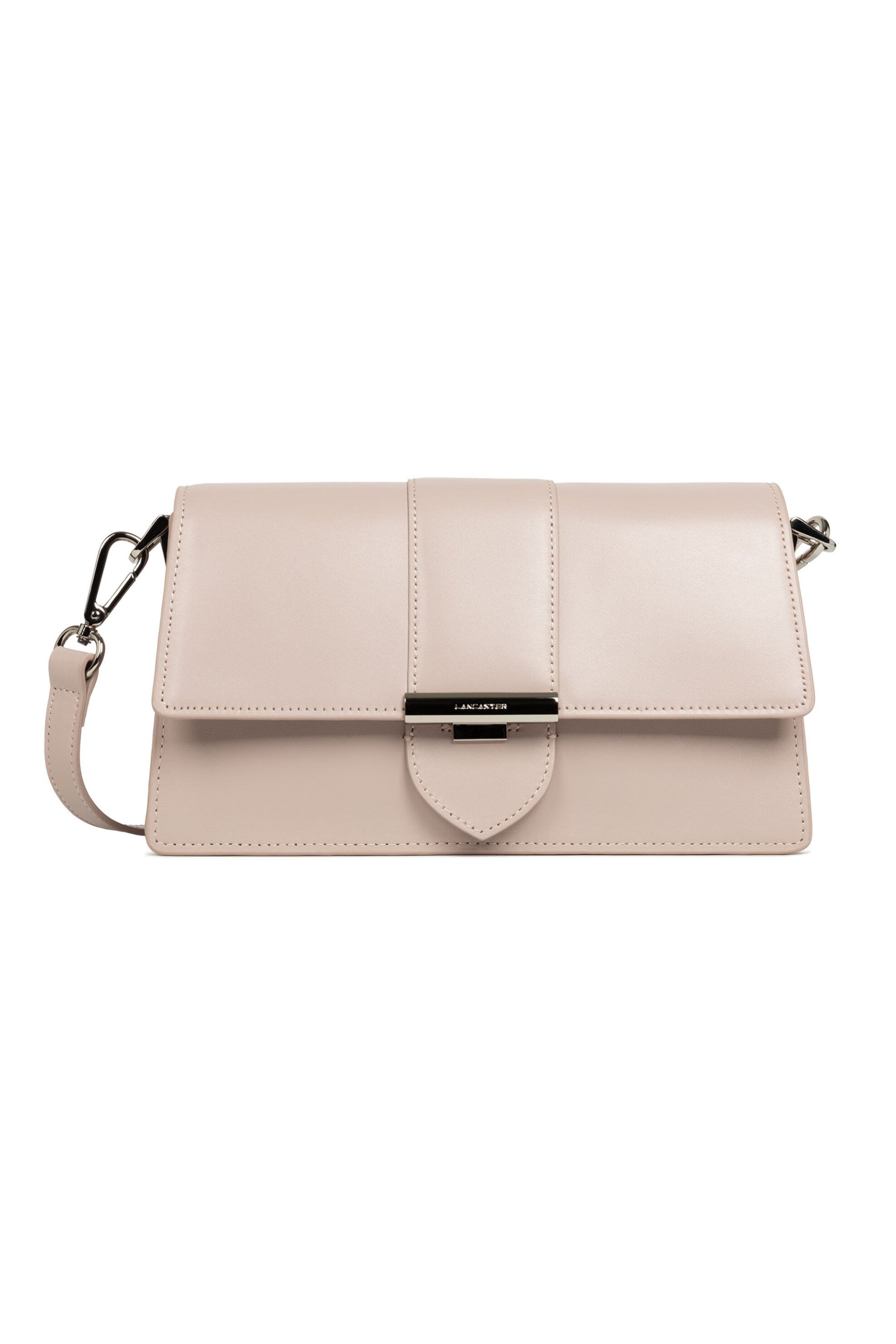 LANCASTER BAGS Lancaster γυναικεία δερμάτινη τσάντα crossbody "Paris Ily" - 531-017 Μπεζ