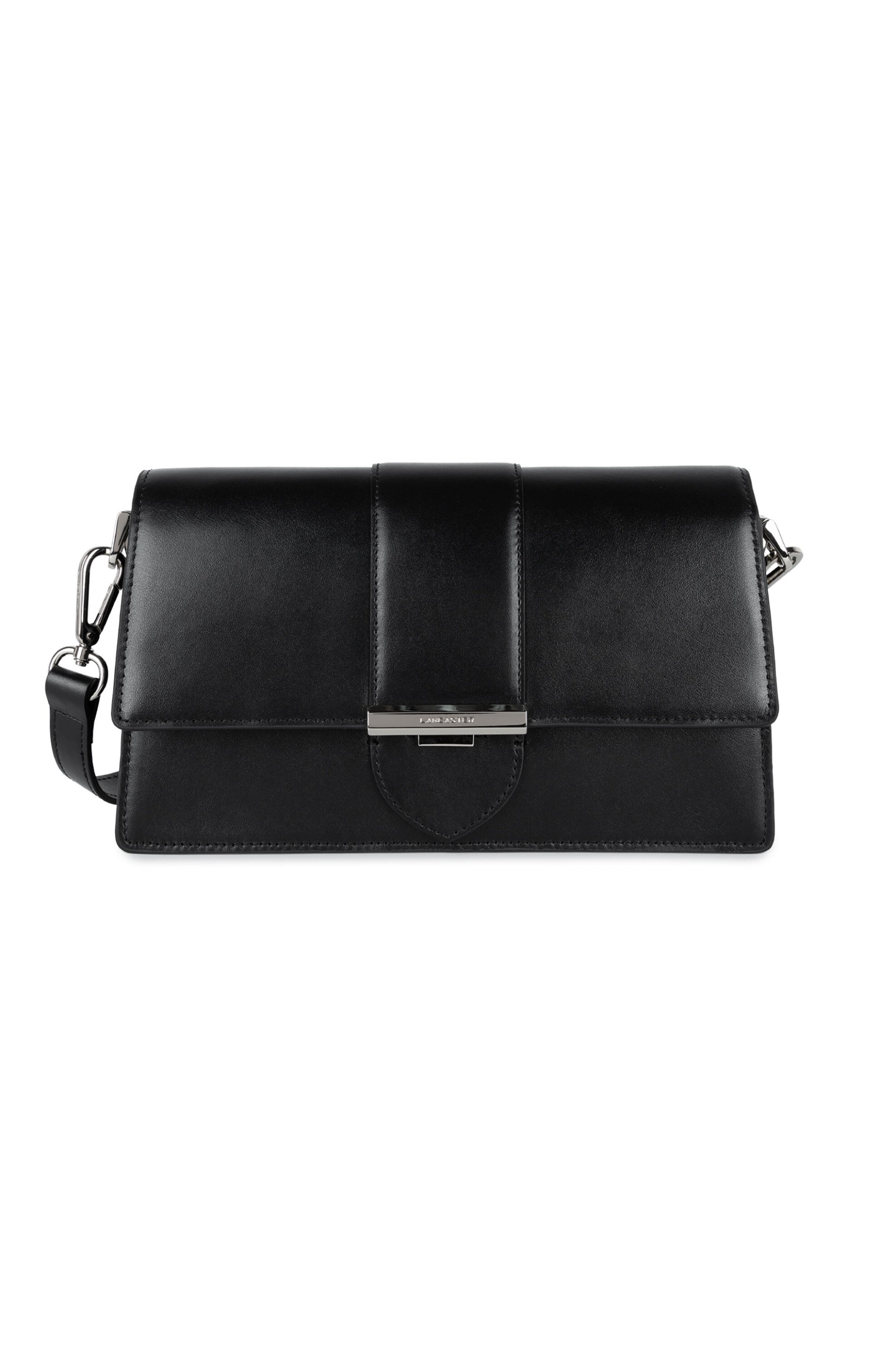 LANCASTER BAGS Lancaster γυναικεία δερμάτινη τσάντα crossbody "Paris Ily" - 531-017 Μαύρο