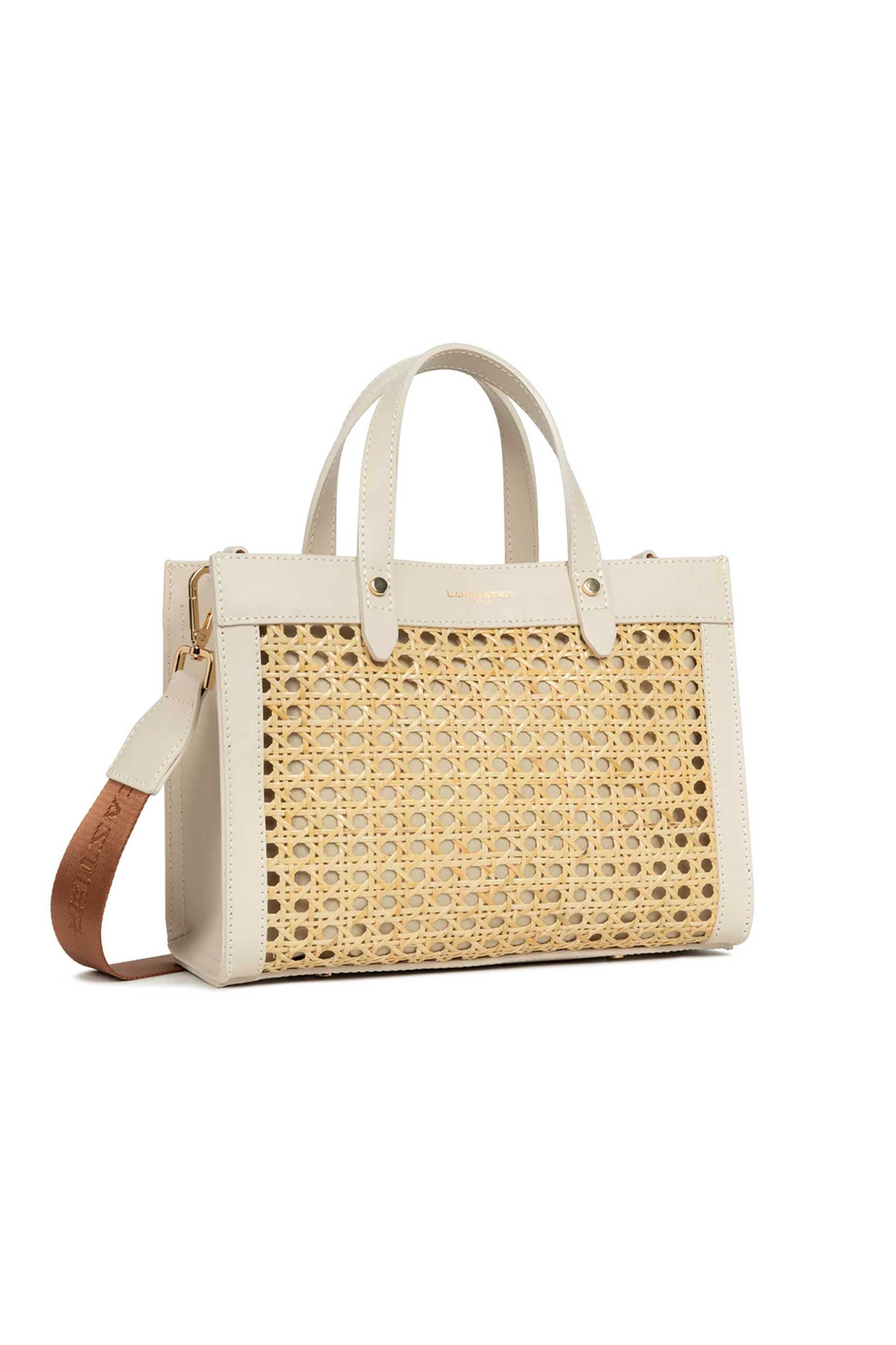 LANCASTER BAGS Lancaster γυναικεία τσάντα tote "Cannage Rotin Small" - 480-114 Μπεζ - 2