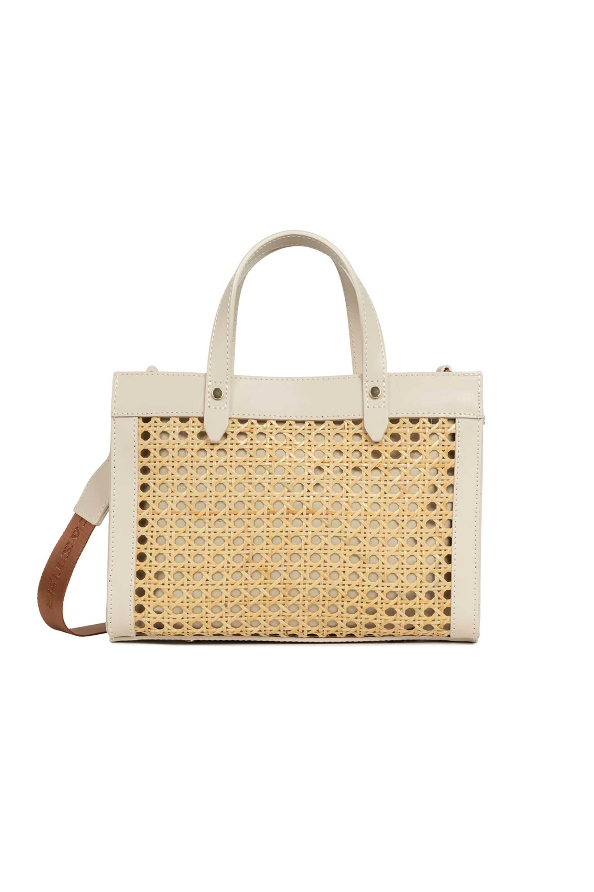 LANCASTER BAGS Lancaster γυναικεία τσάντα tote "Cannage Rotin Small" - 480-114 Μπεζ - 3