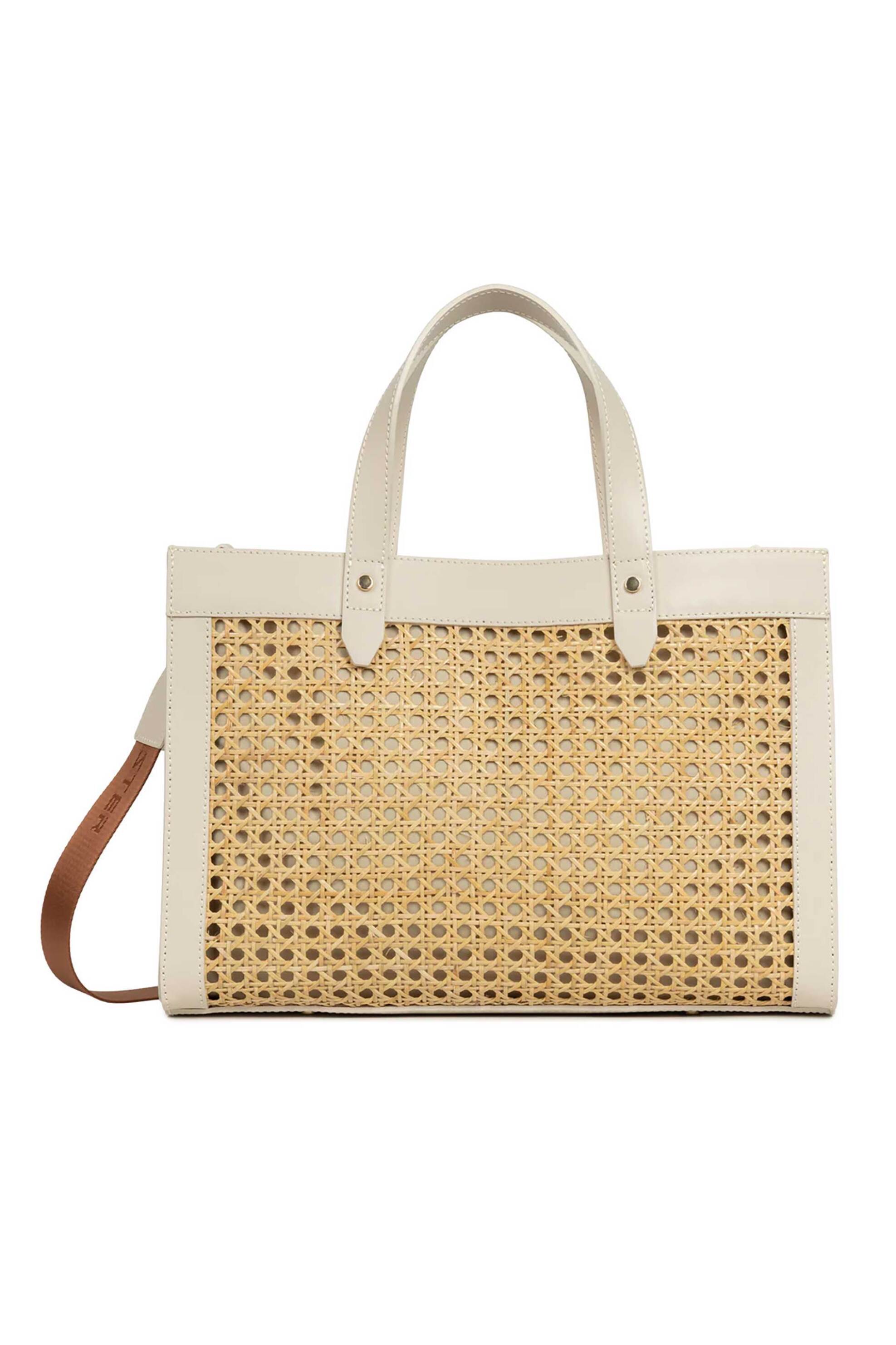 LANCASTER BAGS Lancaster γυναικεία τσάντα tote "Cannage Rotin Medium" - 480-115 Μπεζ - 3