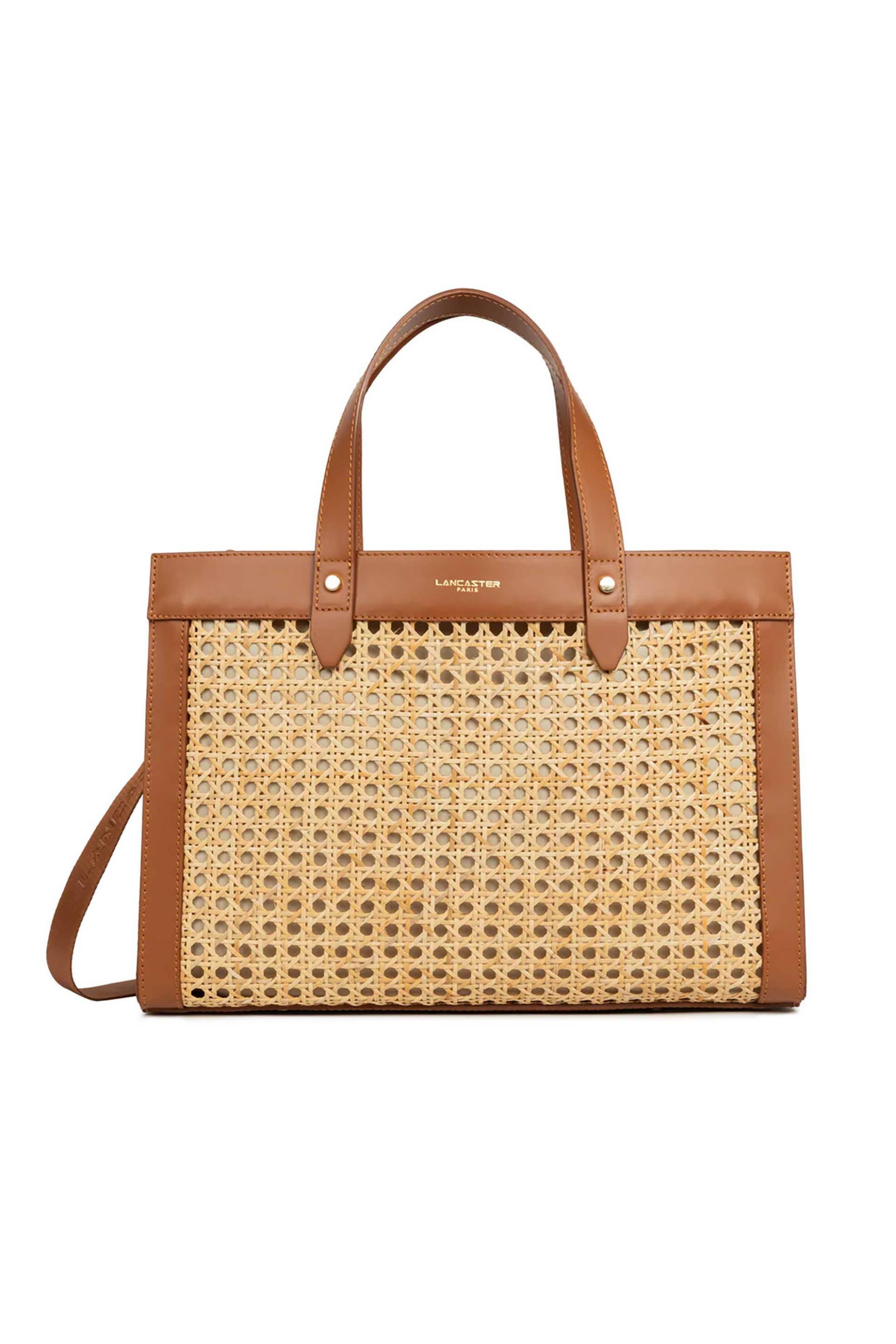Lancaster γυναικεία τσάντα tote "Cannage Rotin Medium" - 480-115 Ταμπά