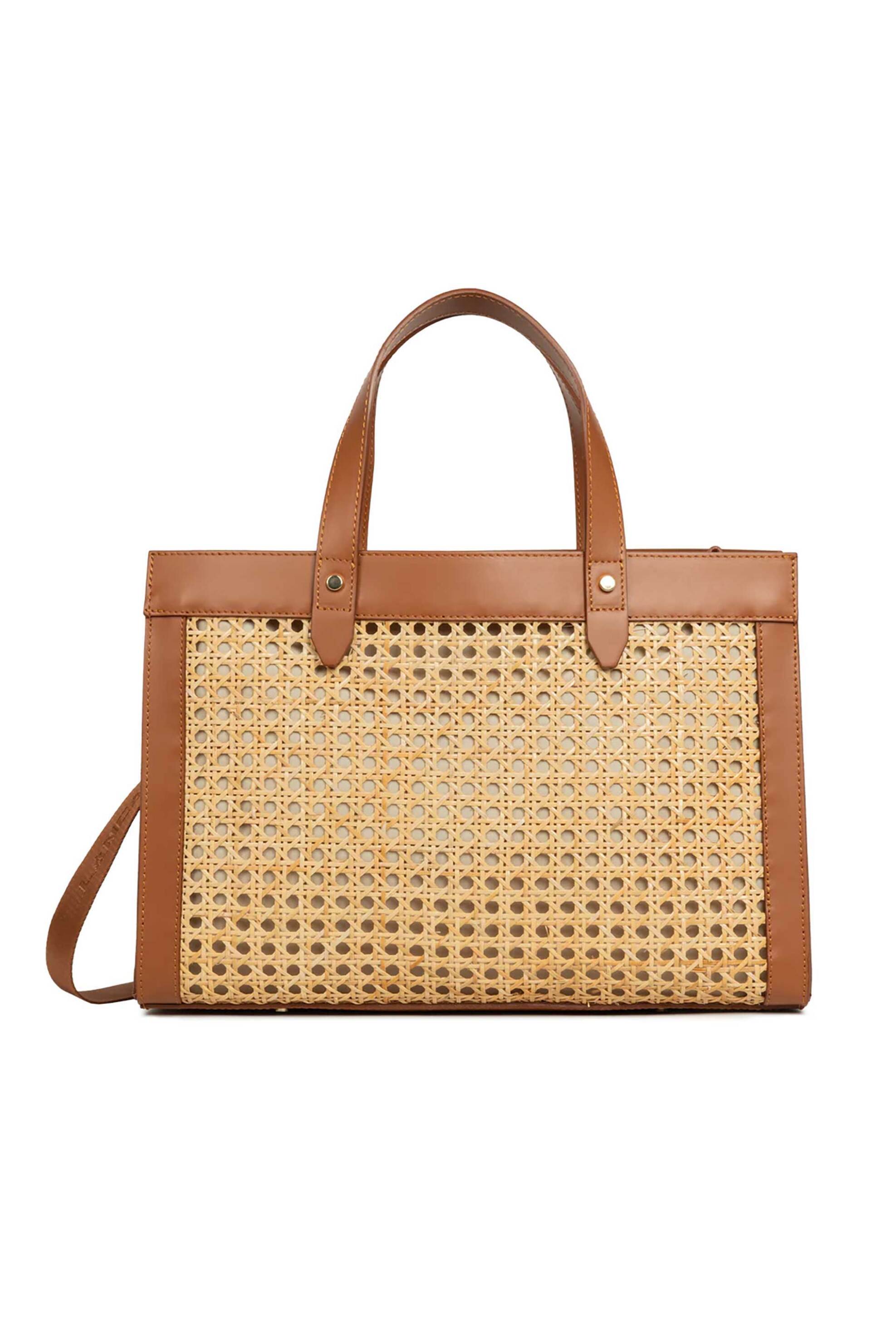 LANCASTER BAGS Lancaster γυναικεία τσάντα tote "Cannage Rotin Medium" - 480-115 Ταμπά - 3