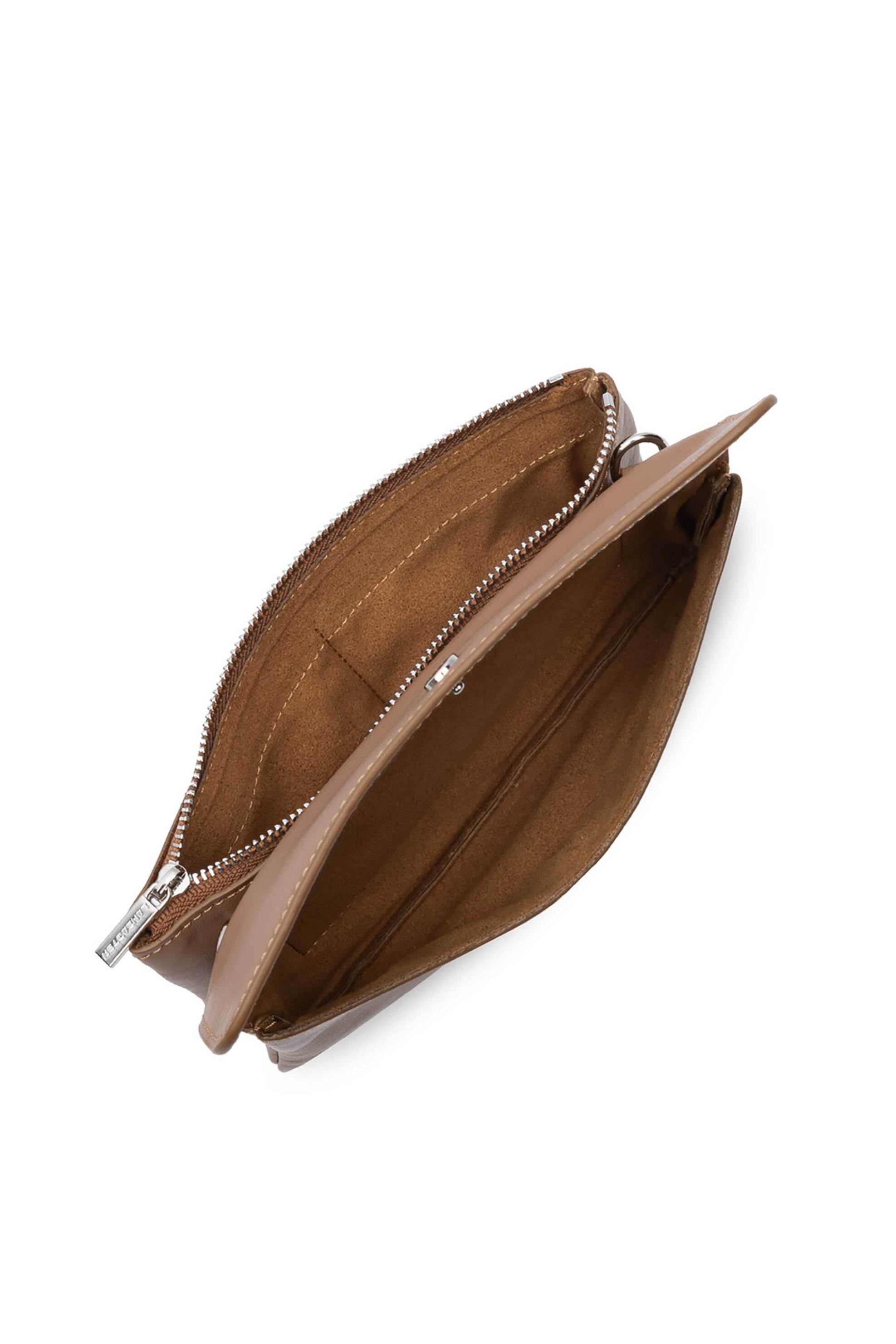 Lancaster γυναικείο δερμάτινο mini bag χειρός - 176-004 Καμηλό φωτογραφία