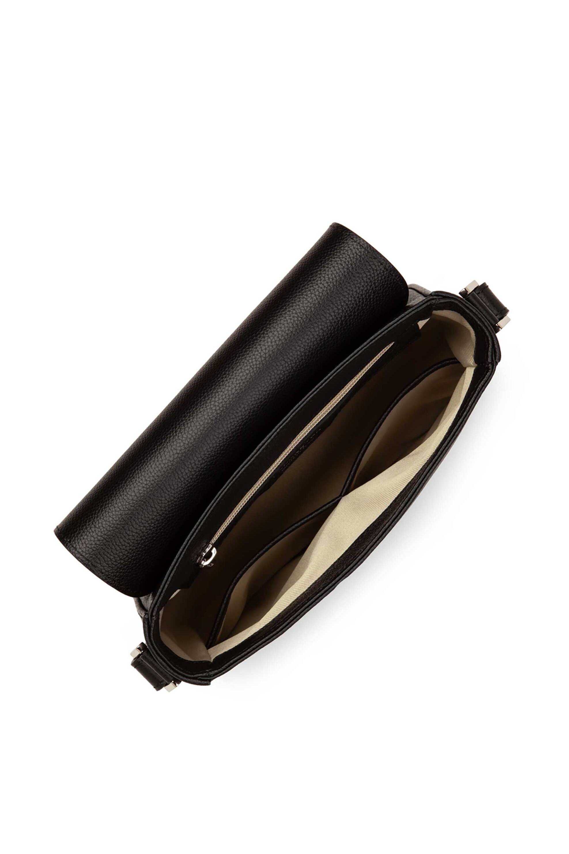 Lancaster γυναικεία δερμάτινη τσάντα crossbody "Milano Bao" - 480-009 Μαύρο φωτογραφία