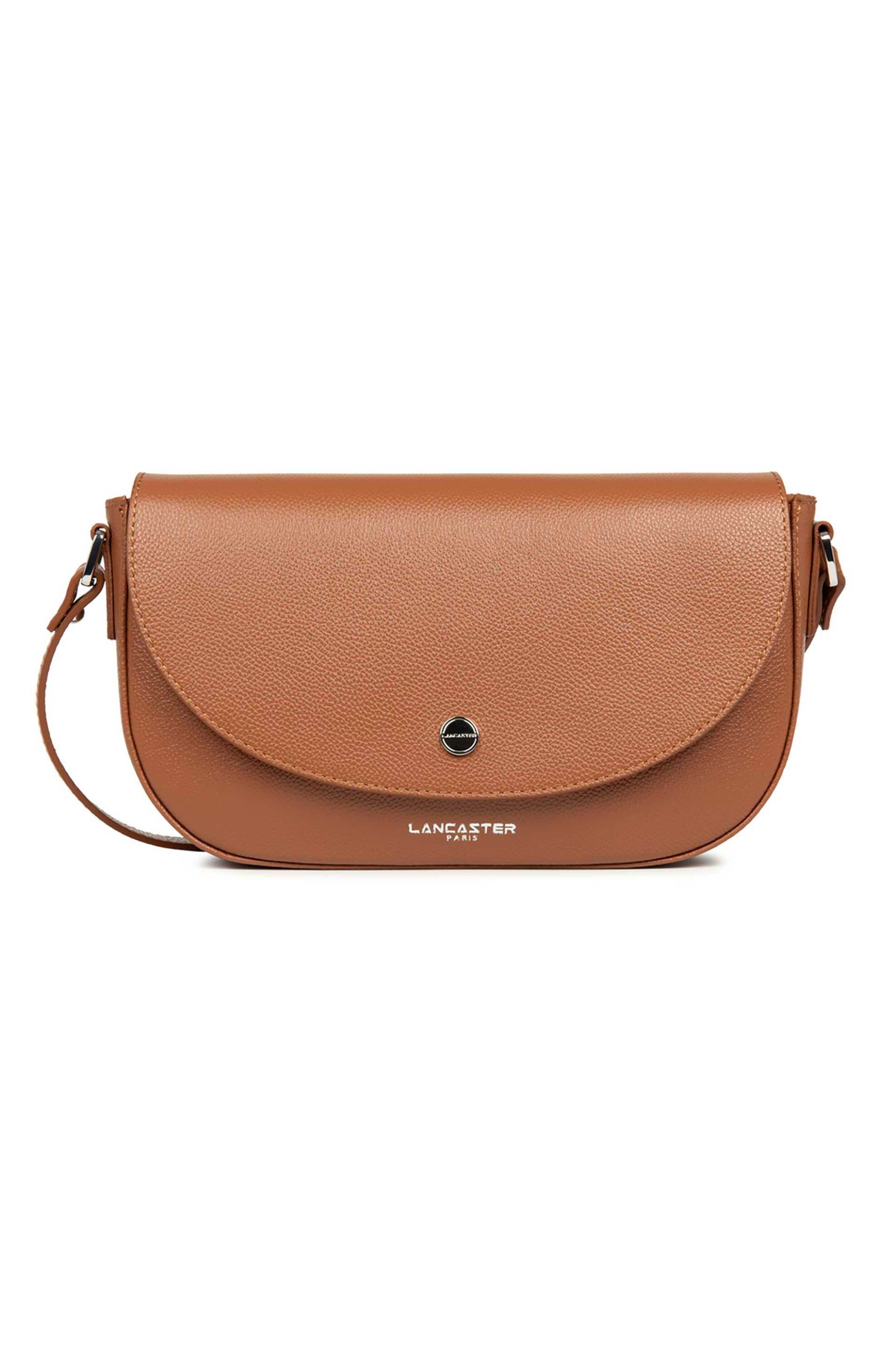 Lancaster γυναικεία δερμάτινη τσάντα crossbody "Milano Bao" - 480-049 Καμηλό