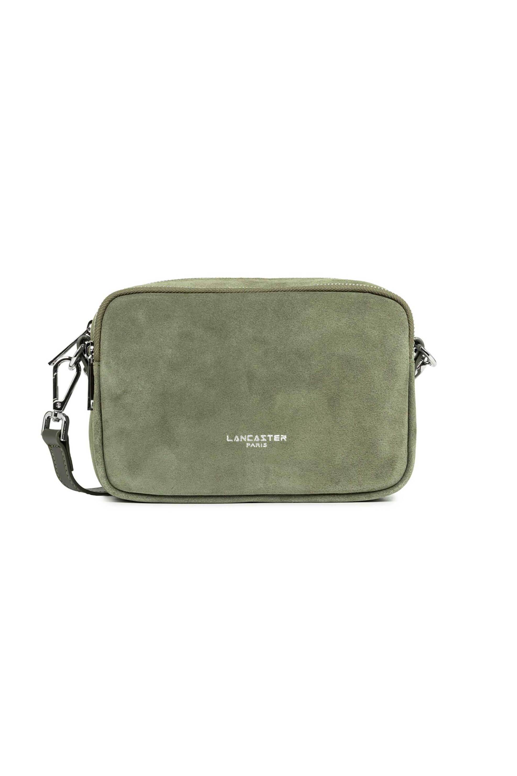 Lancaster γυναικεία δερμάτινη suede τσάντα crossbody - 480-065 Χακί