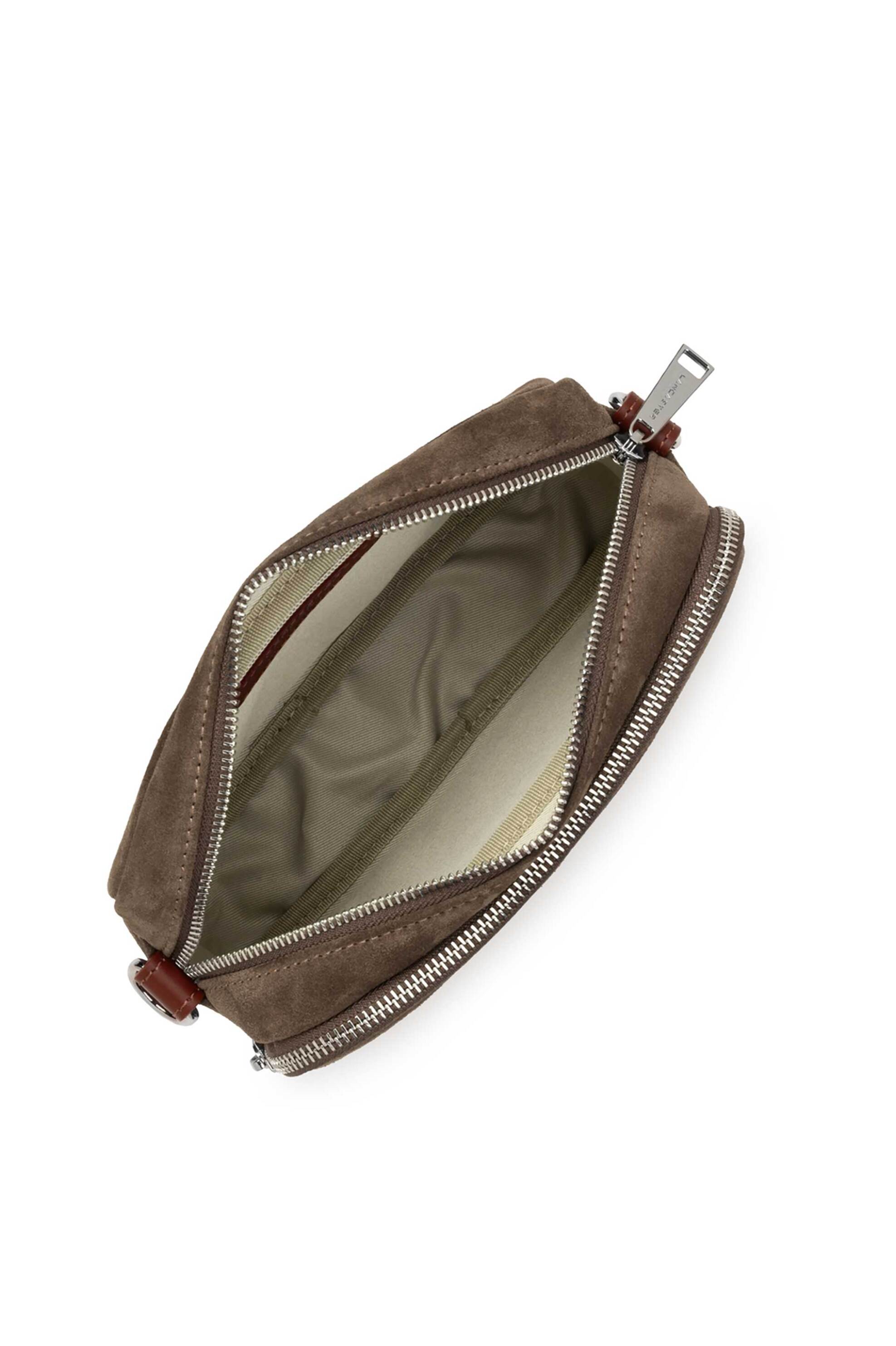 Lancaster γυναικεία δερμάτινη suede τσάντα crossbody - 480-065 Καφέ φωτογραφία