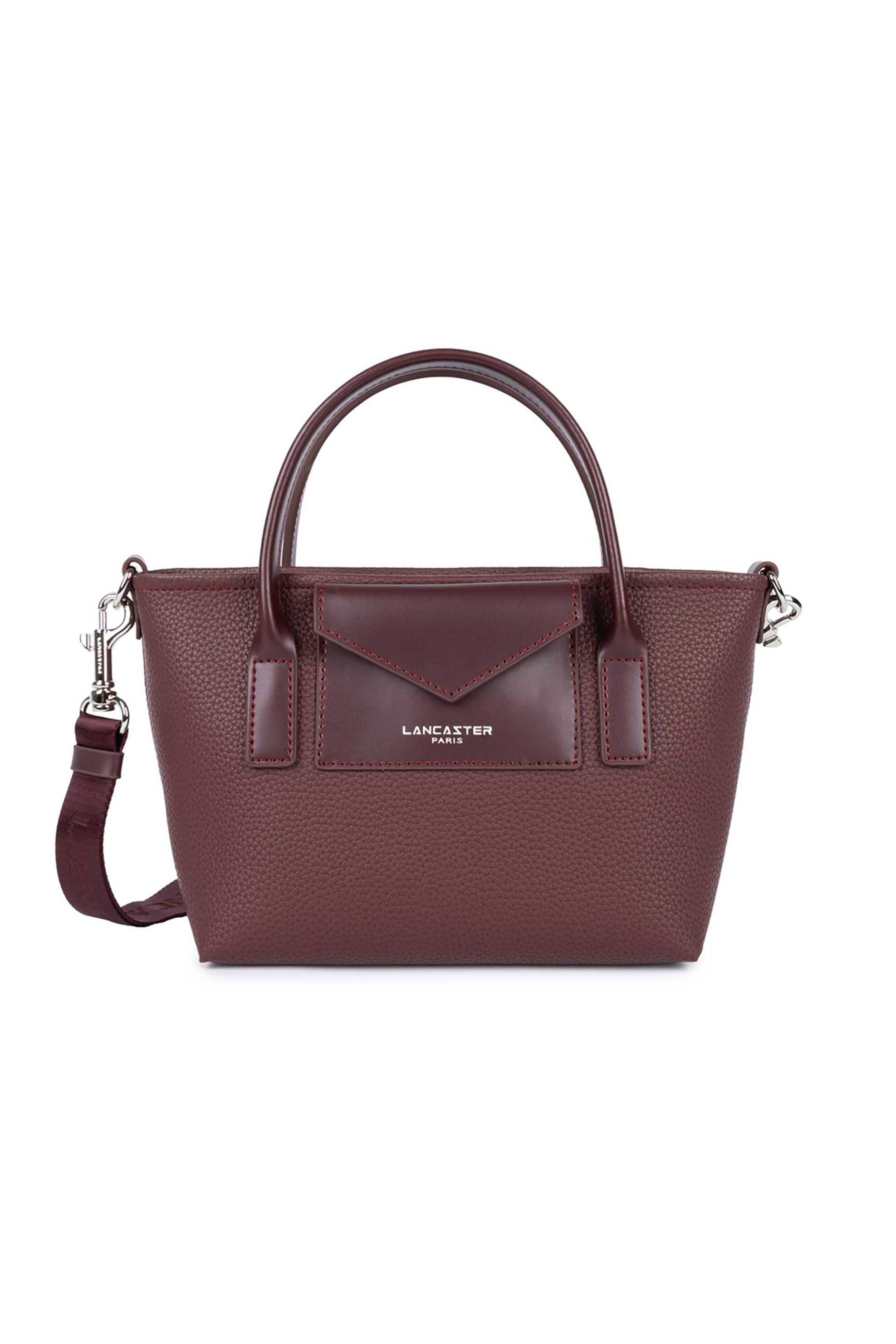 Lancaster γυναικεία δερμάτινη τσάντα tote με λογότυπο "Maya Double"