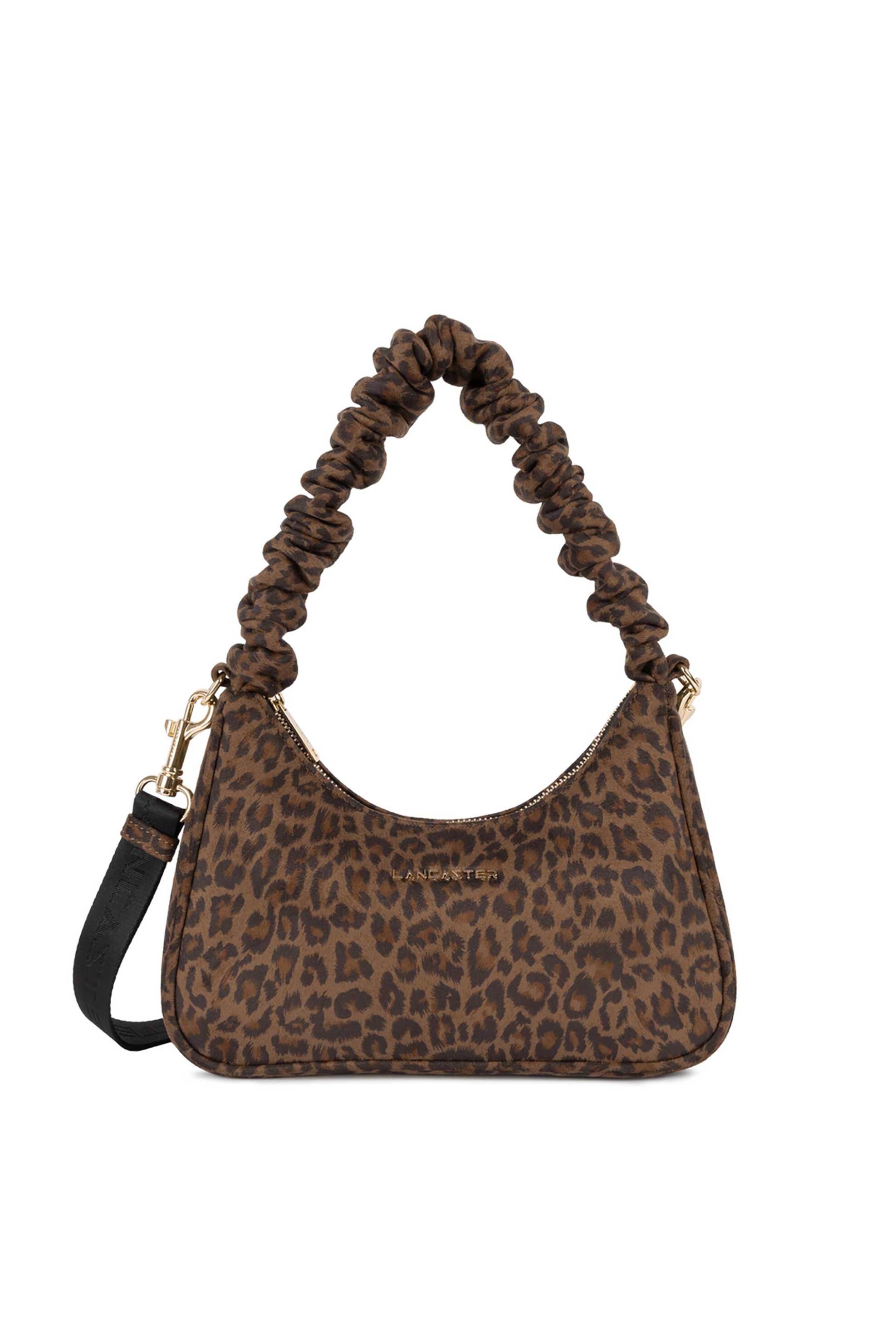 Lancaster γυναικεία δερμάτινη τσάντα crossbody με animal print "Chouchou" | ONE SIZE