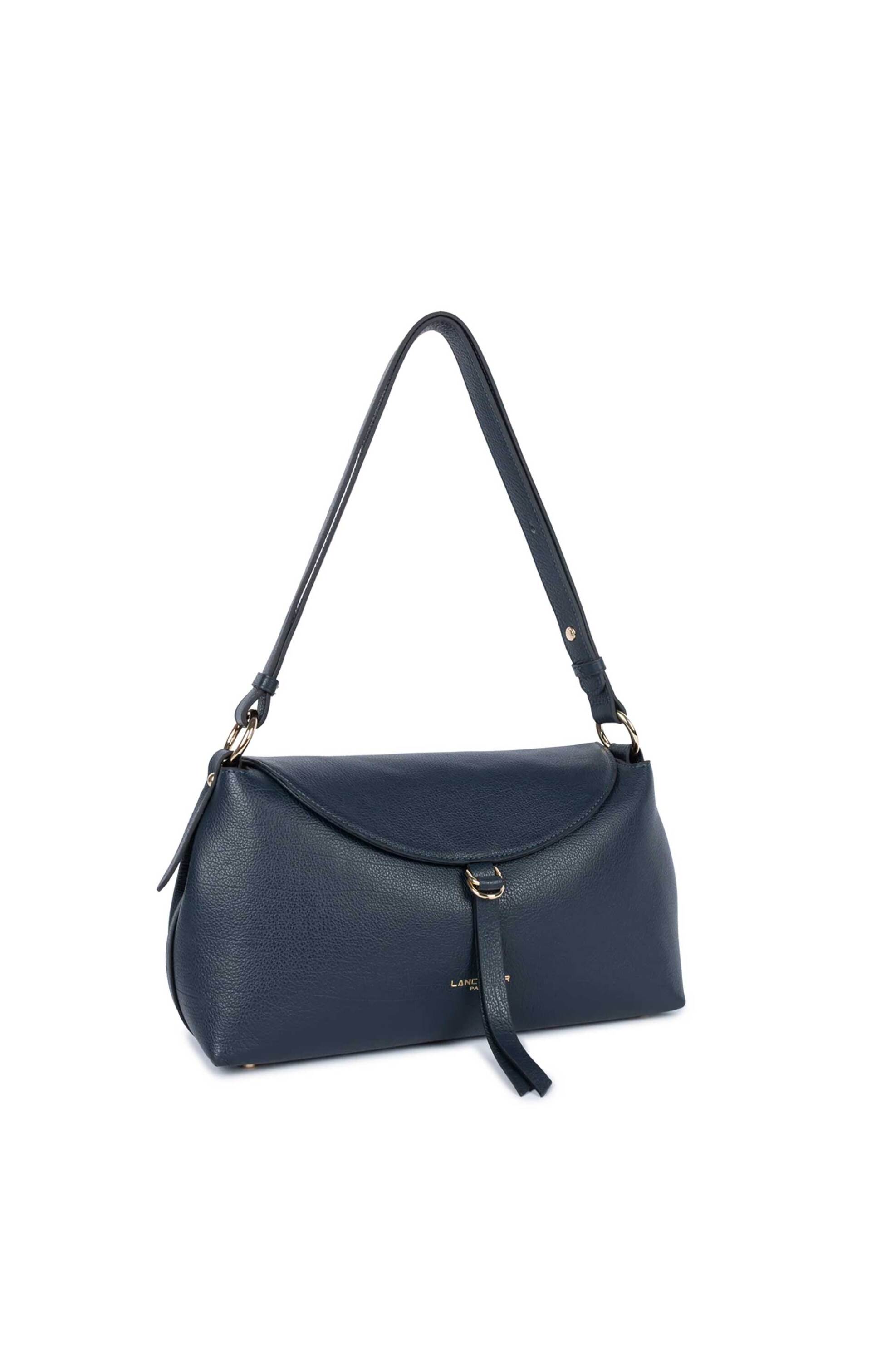 LANCASTER BAGS Lancaster γυναικεία δερμάτινη τσάντα crossbody "Dune Gaia Medium" - 529-104 Μπλε Σκούρο - 2