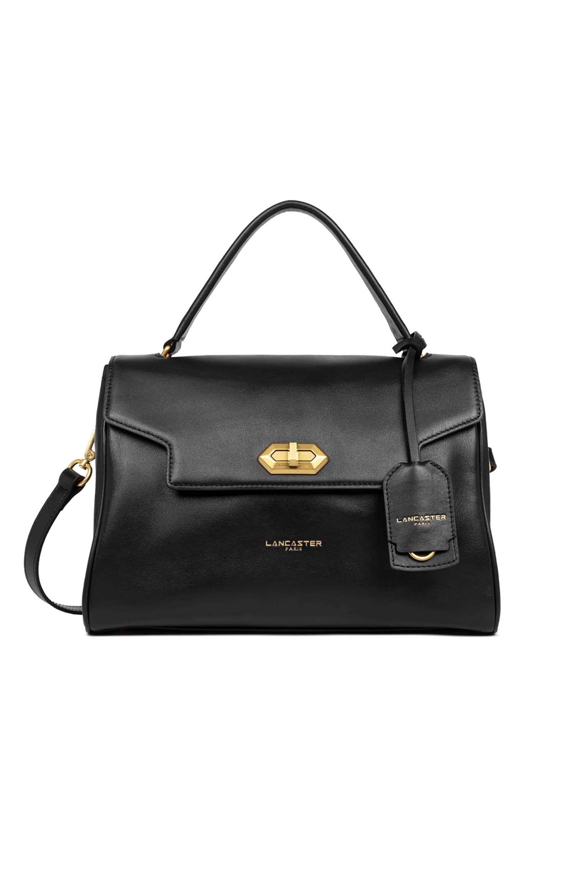 Lancaster γυναικεία τσάντα χειρός με μεταλλικό λογότυπο "Donna Grace" | ONE SIZE