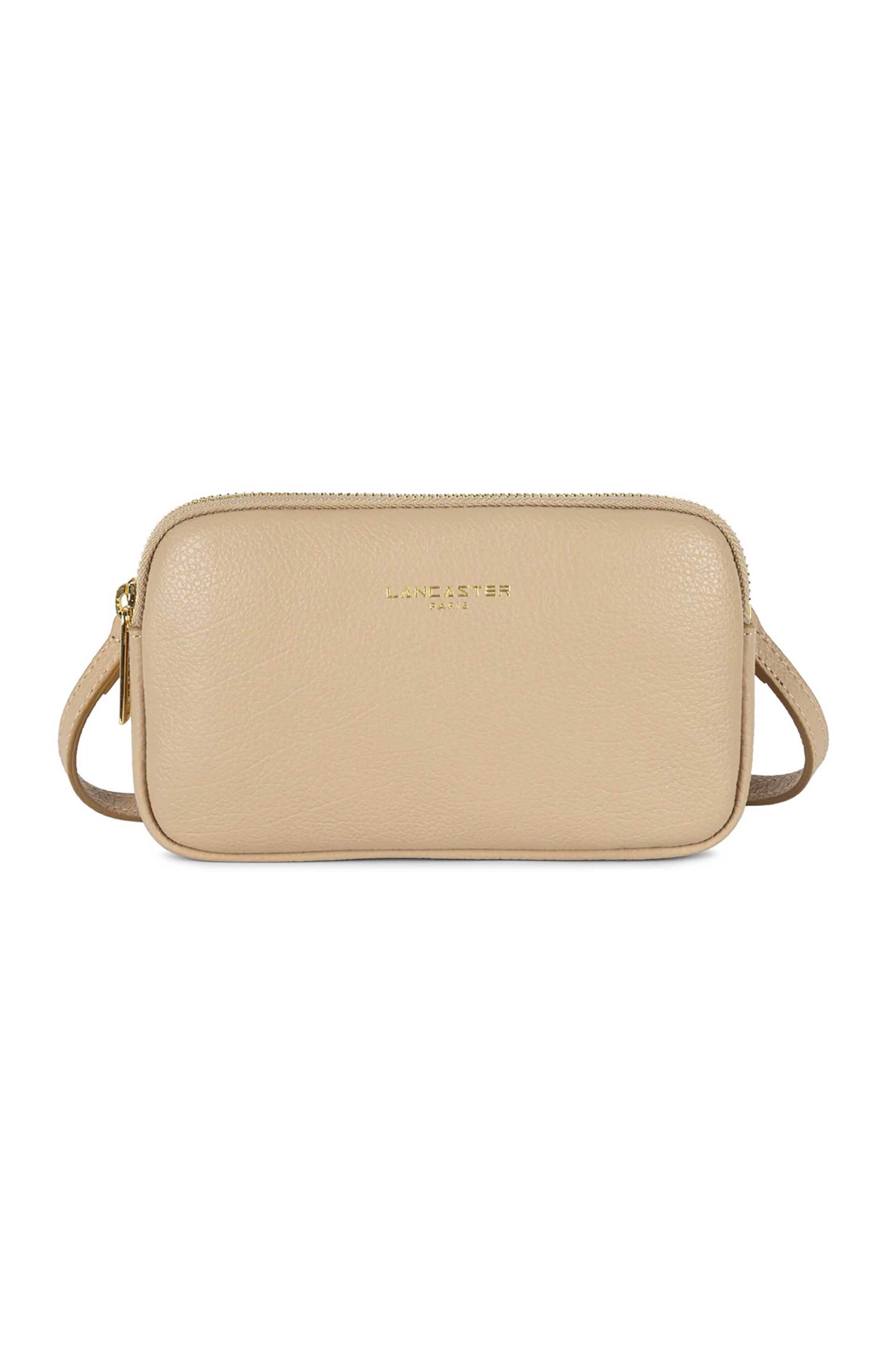 Lancaster γυναικεία δερμάτινη τσάντα clutch "Dune" - 129-30 Μπεζ