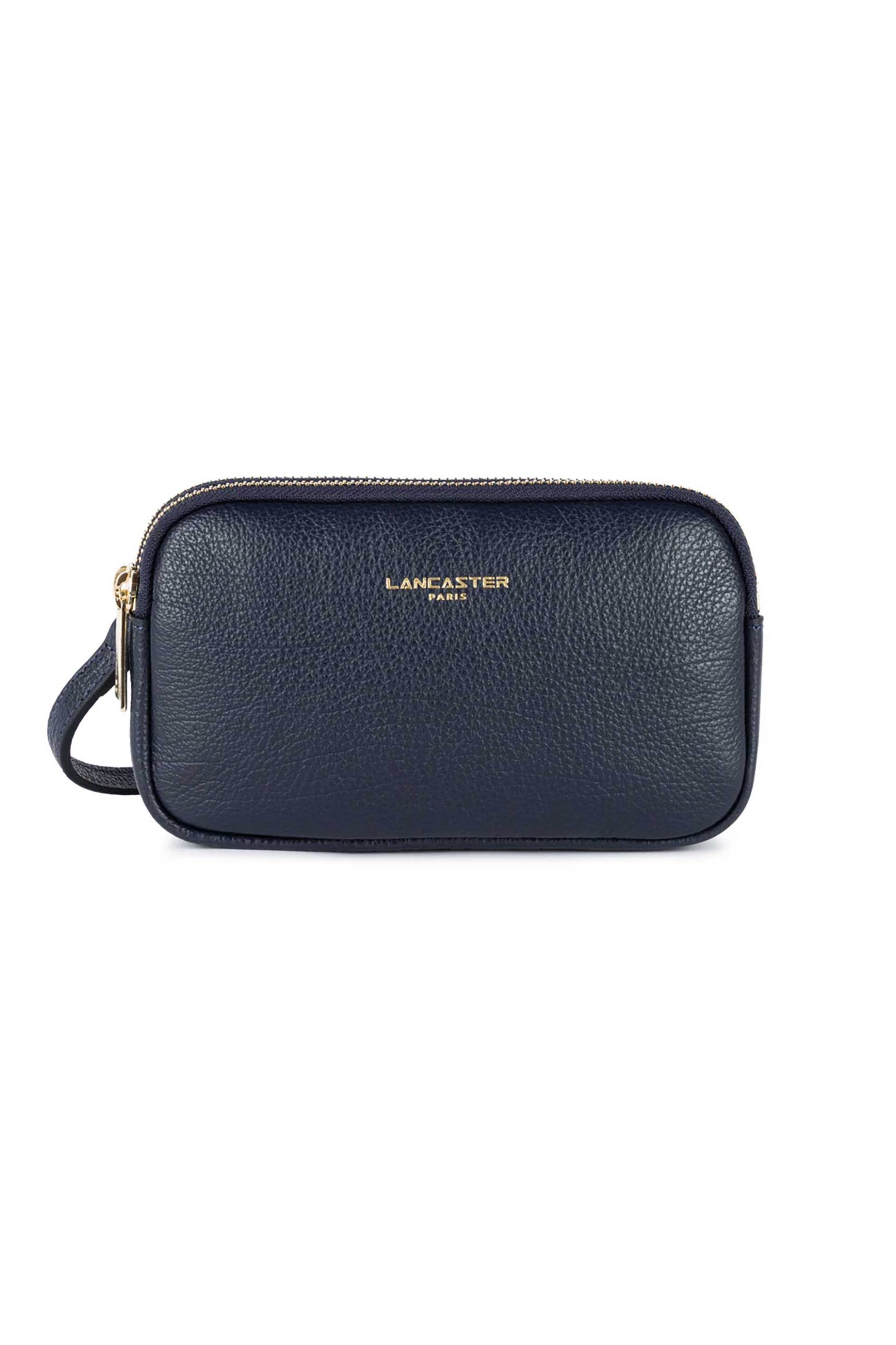 Lancaster γυναικεία δερμάτινη τσάντα clutch "Dune" - 129-30 Μπλε Σκούρο