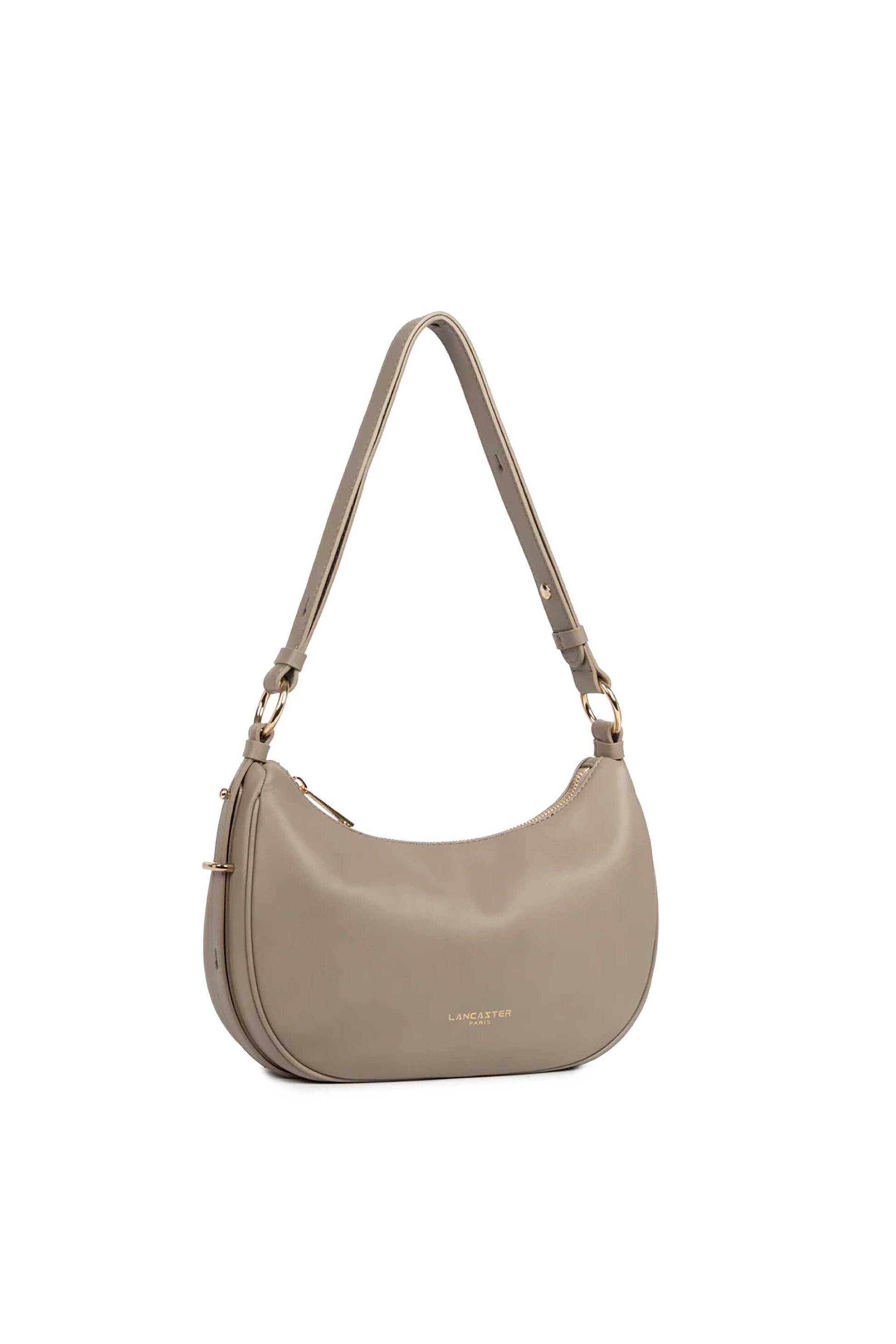 LANCASTER BAGS Lancaster γυναικεία δερμάτινη τσάντα ώμου "Donna Aria Medium" - 480-076 Taupe - 2
