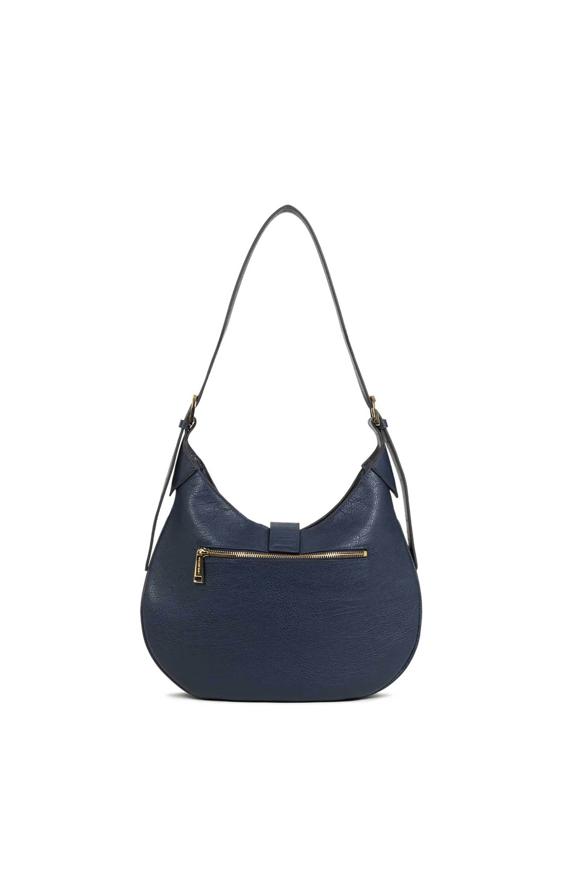 LANCASTER BAGS Lancaster γυναικεία δερμάτινη τσάντα ώμου "Dune Gaia" - 529-105 Μπλε Σκούρο - 3