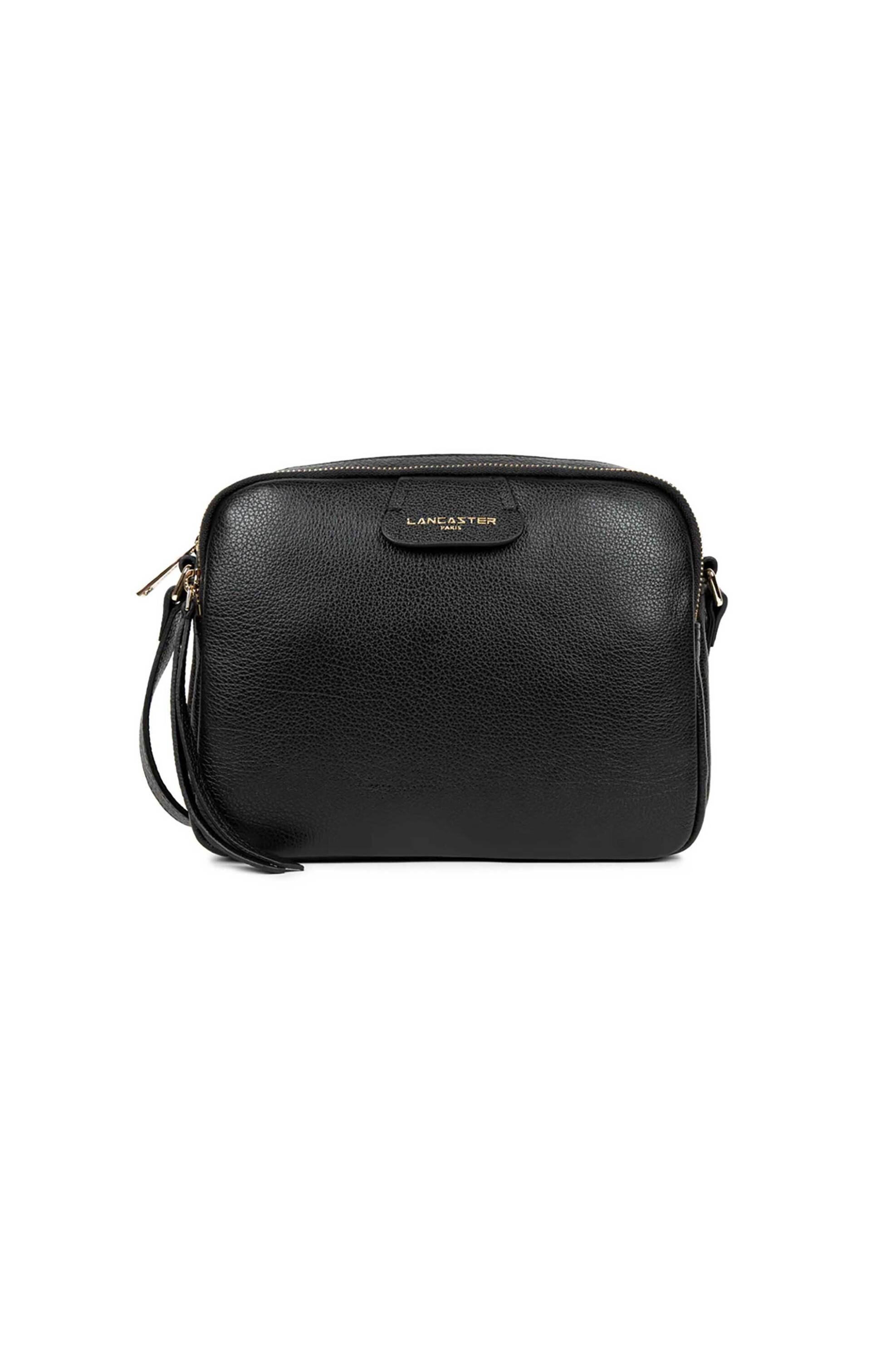 Lancaster γυναικεία δερμάτινη τσάντα crossbody "Dune Medium" - 529-71 Μαύρο