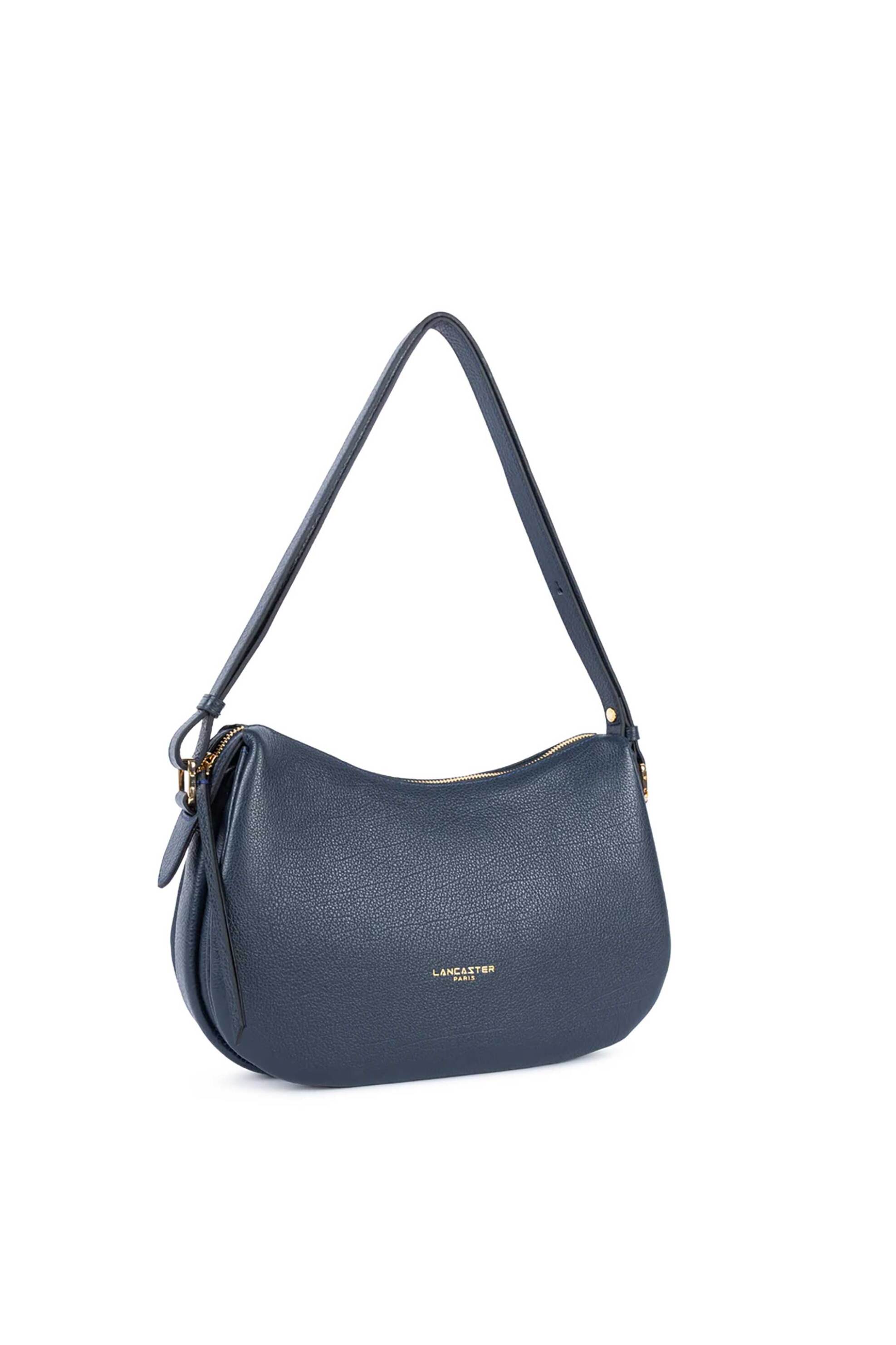 LANCASTER BAGS Lancaster γυναικεία δερμάτινη τσάντα ώμου "Dune Medium" - 529-95 Μπλε Σκούρο - 2