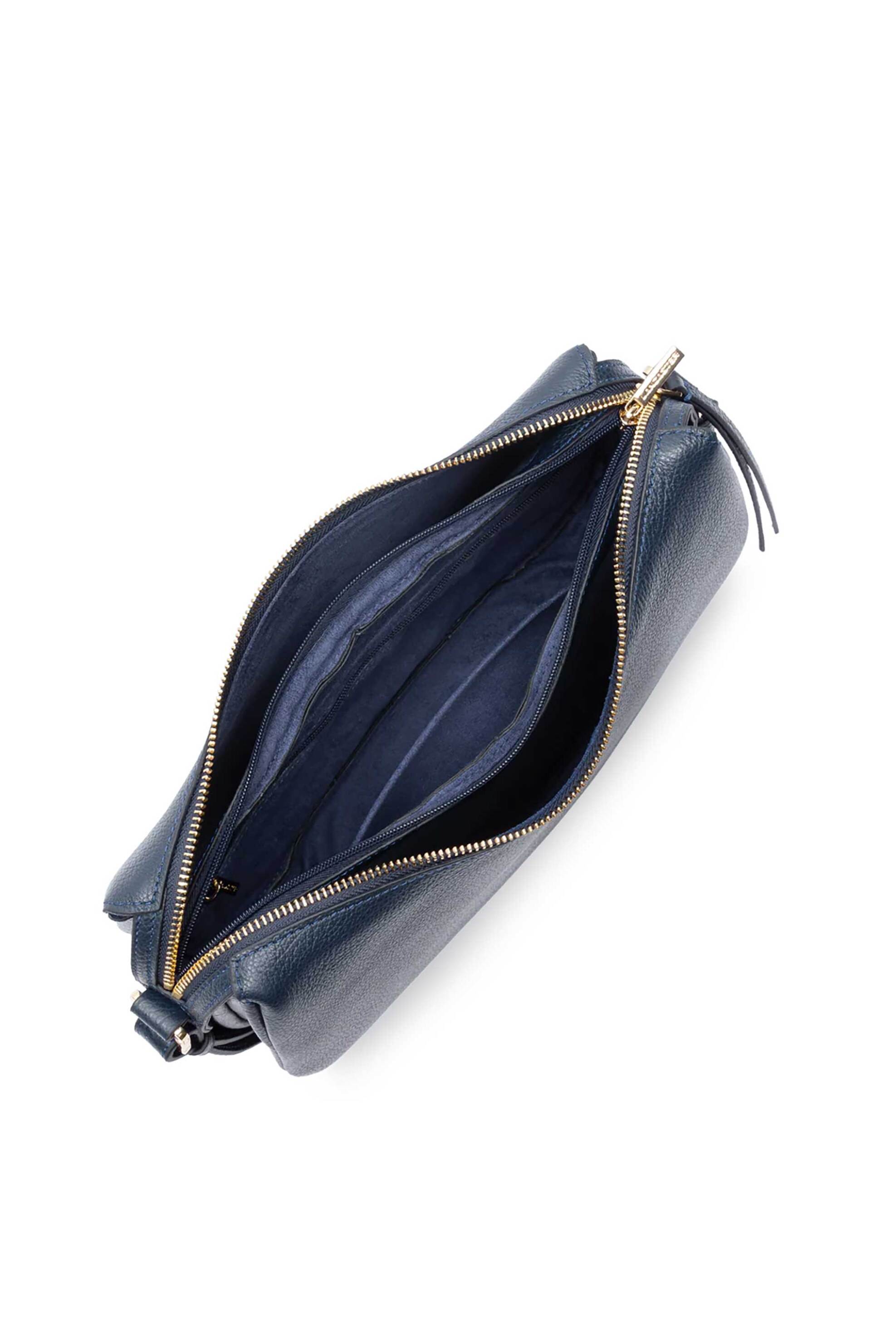 LANCASTER BAGS Lancaster γυναικεία δερμάτινη τσάντα ώμου "Dune Medium" - 529-95 Μπλε Σκούρο - 4