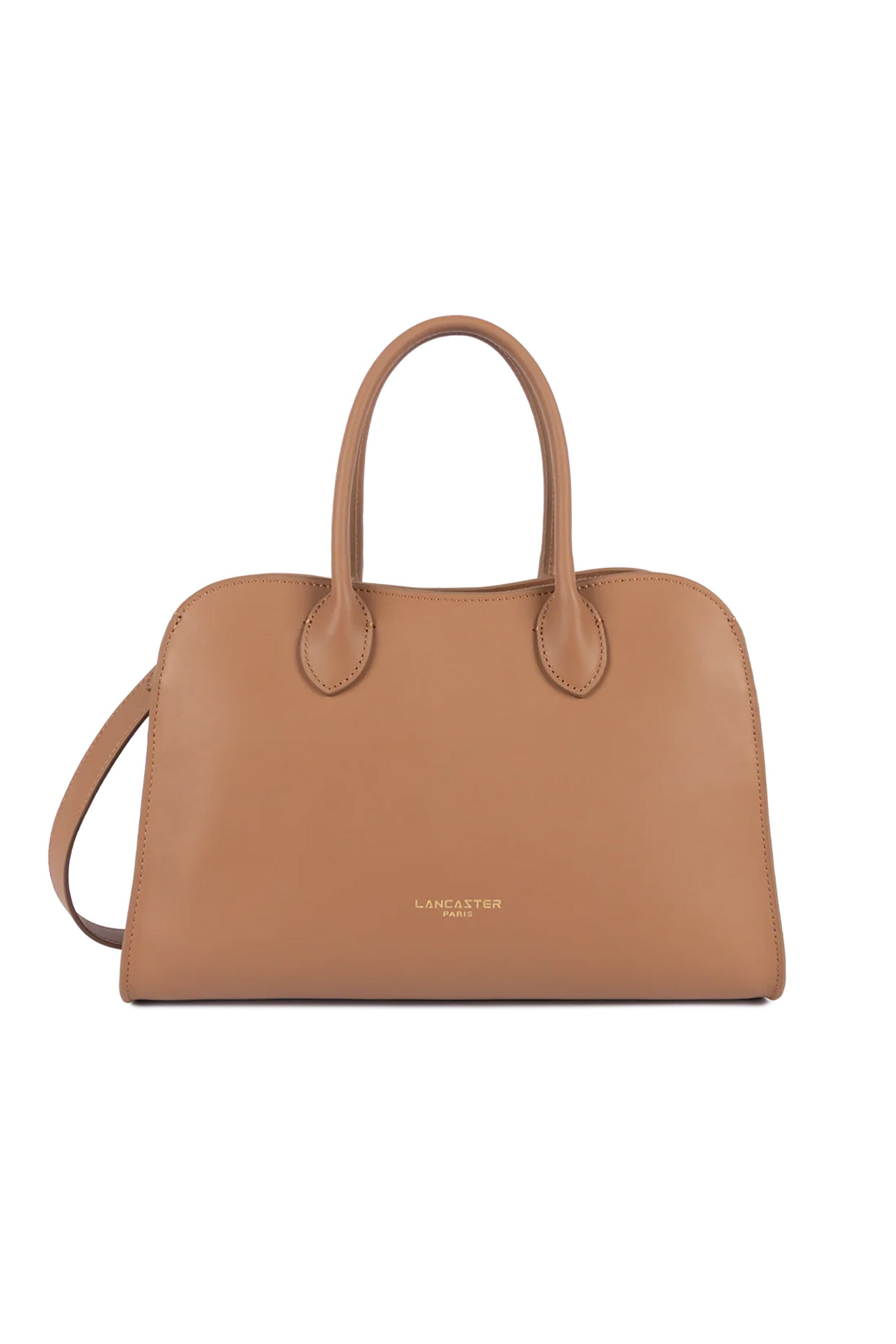 LANCASTER BAGS Lancaster γυναικεία δερμάτινη τσάντα χειρός "Donna Hopper Medium" - 531-121 Ταμπά