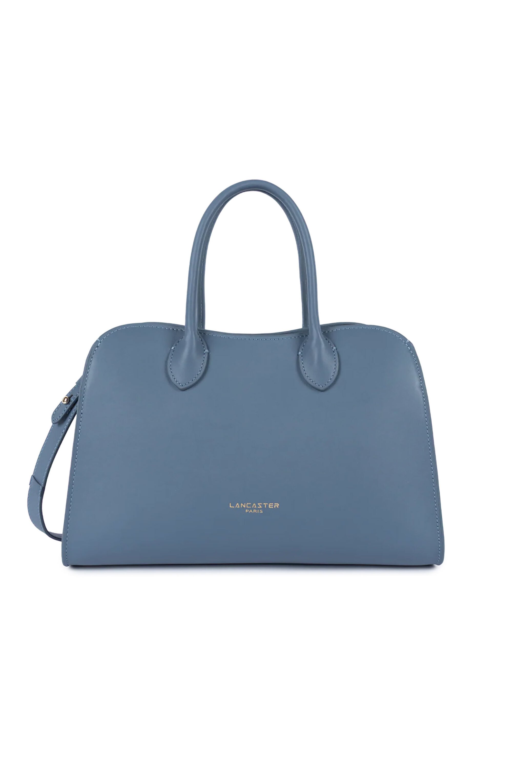 LANCASTER BAGS Lancaster γυναικεία δερμάτινη τσάντα χειρός "Donna Hopper Medium" - 531-121 Μπλε Ανοιχτό